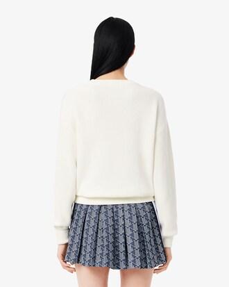 Moss Stitch Cotton Sweater Product Image