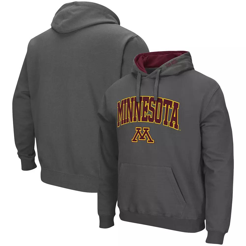 Men's Colosseum Black Virginia Tech Hokies Arch & Logo 3.0 Pullover Hoodie,  Product Image