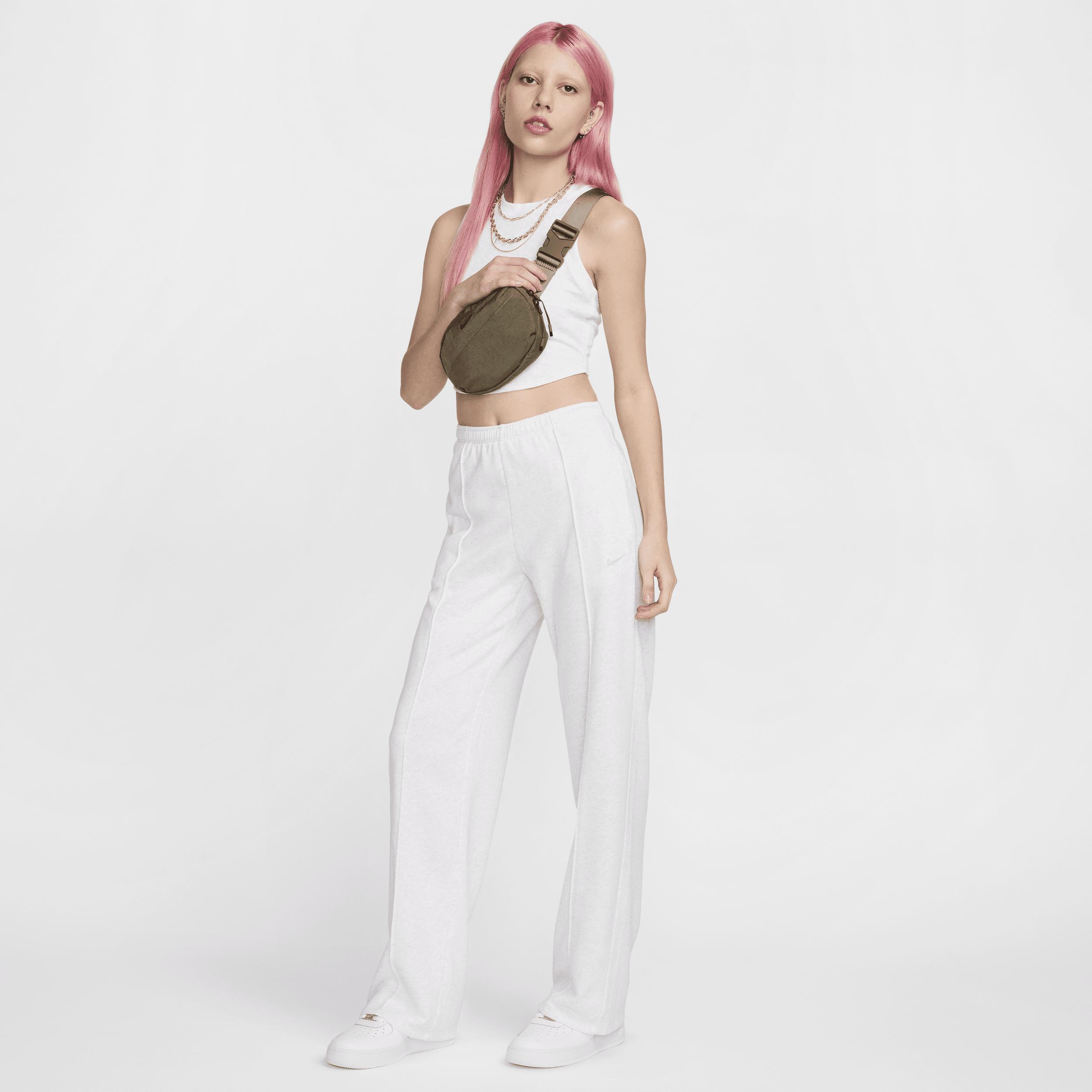 Womens Nike Sportswear Chill Knit Tight Cropped Mini-Rib Tank Top | FB8279-051 Product Image