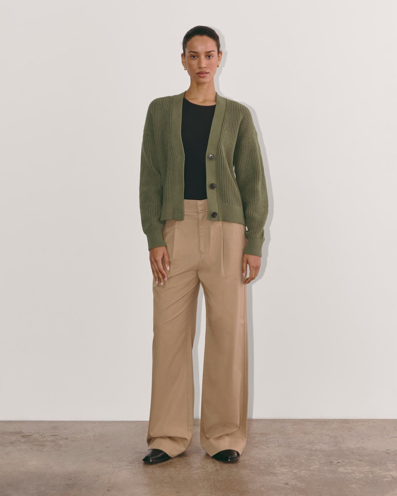 Womens Boxy Cardigan in Everyday Cotton by Everlane Product Image