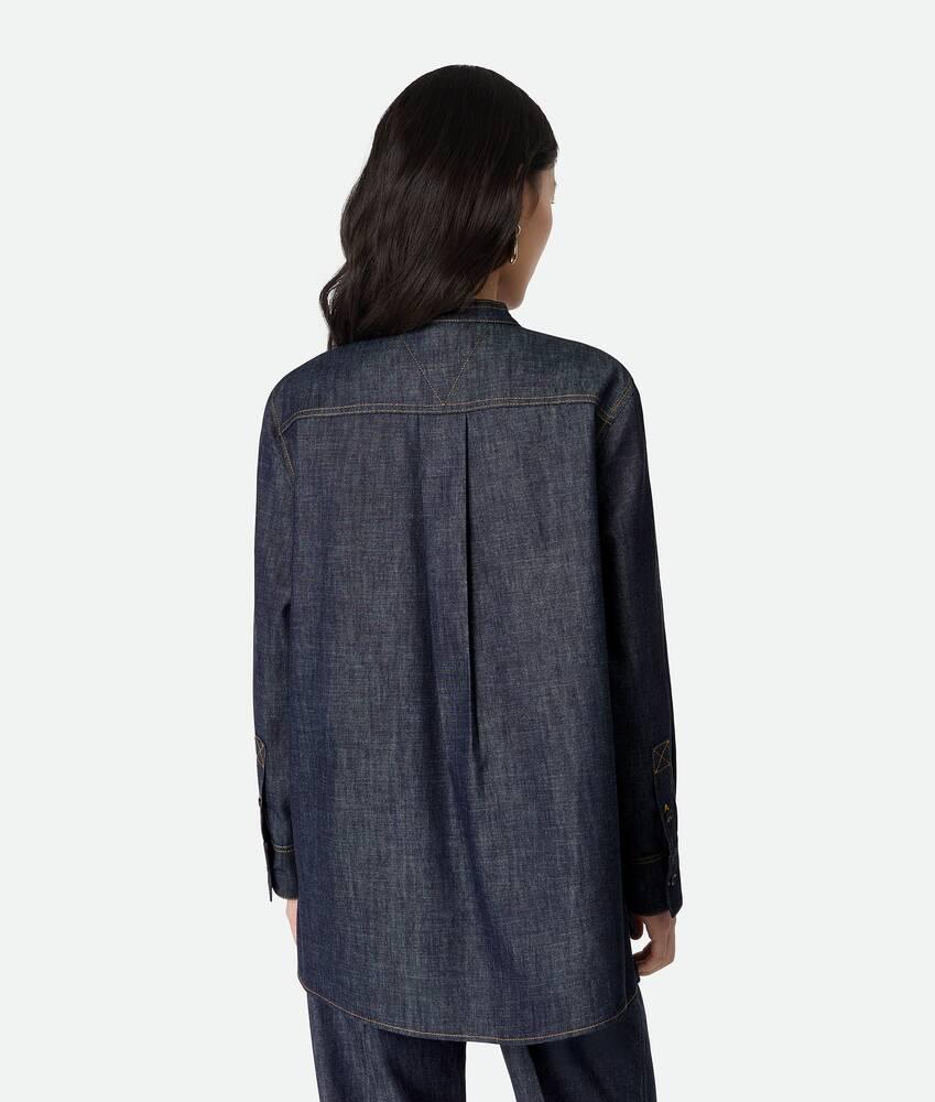 Women's Indigo Denim Shirt in Indigo Product Image