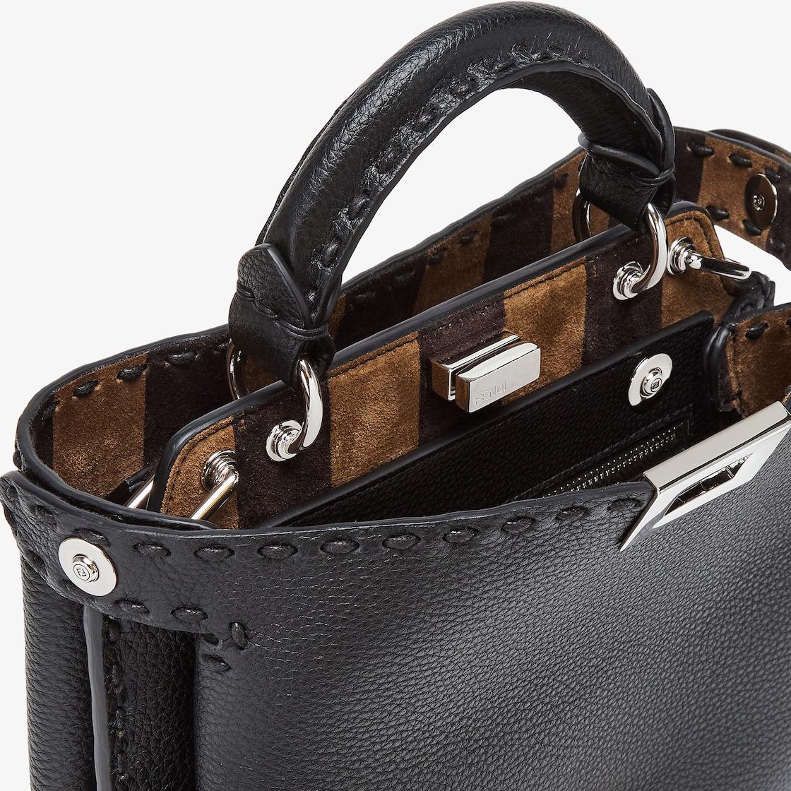 Selleria Peekaboo Soft SmallBlack Selleria bag with 476 hand-sewn topstitches Product Image