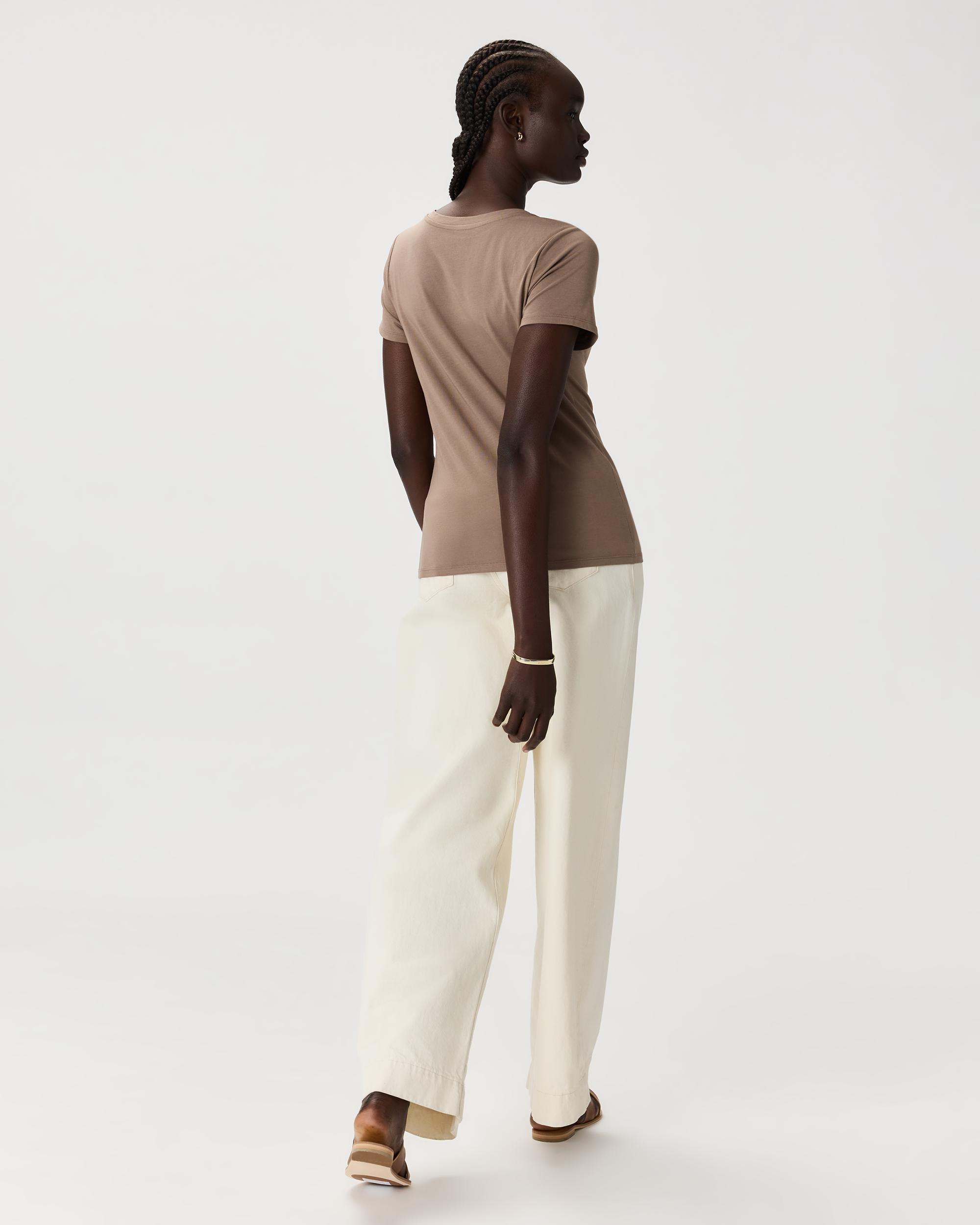 Quince | Women's Cotton Modal Scoop Neck T-Shirt Cotton/Modal Product Image