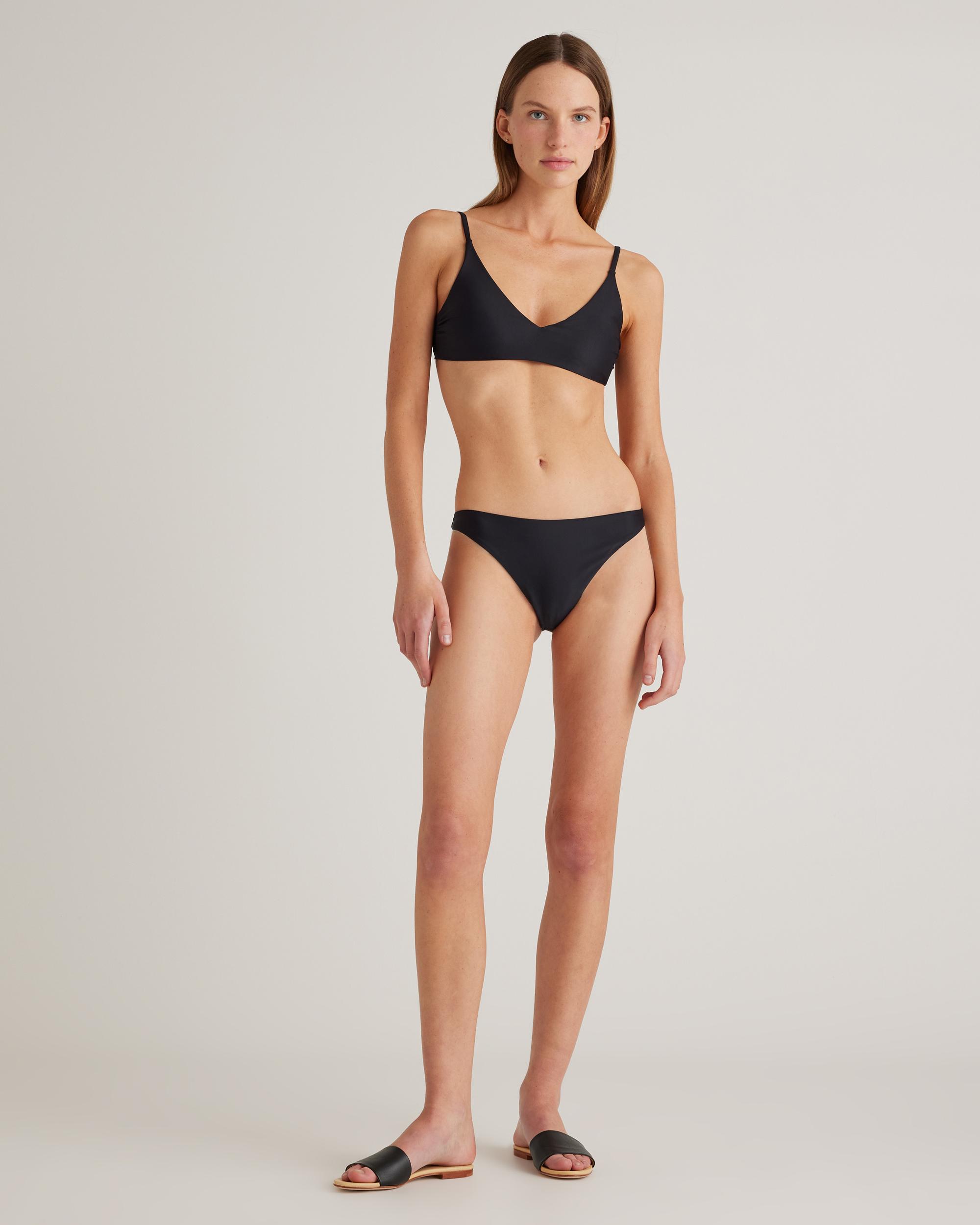 Quince | Women's Italian Low-Rise Bikini Bottom 78% Recycled Polyamide, 22% Spandex Product Image