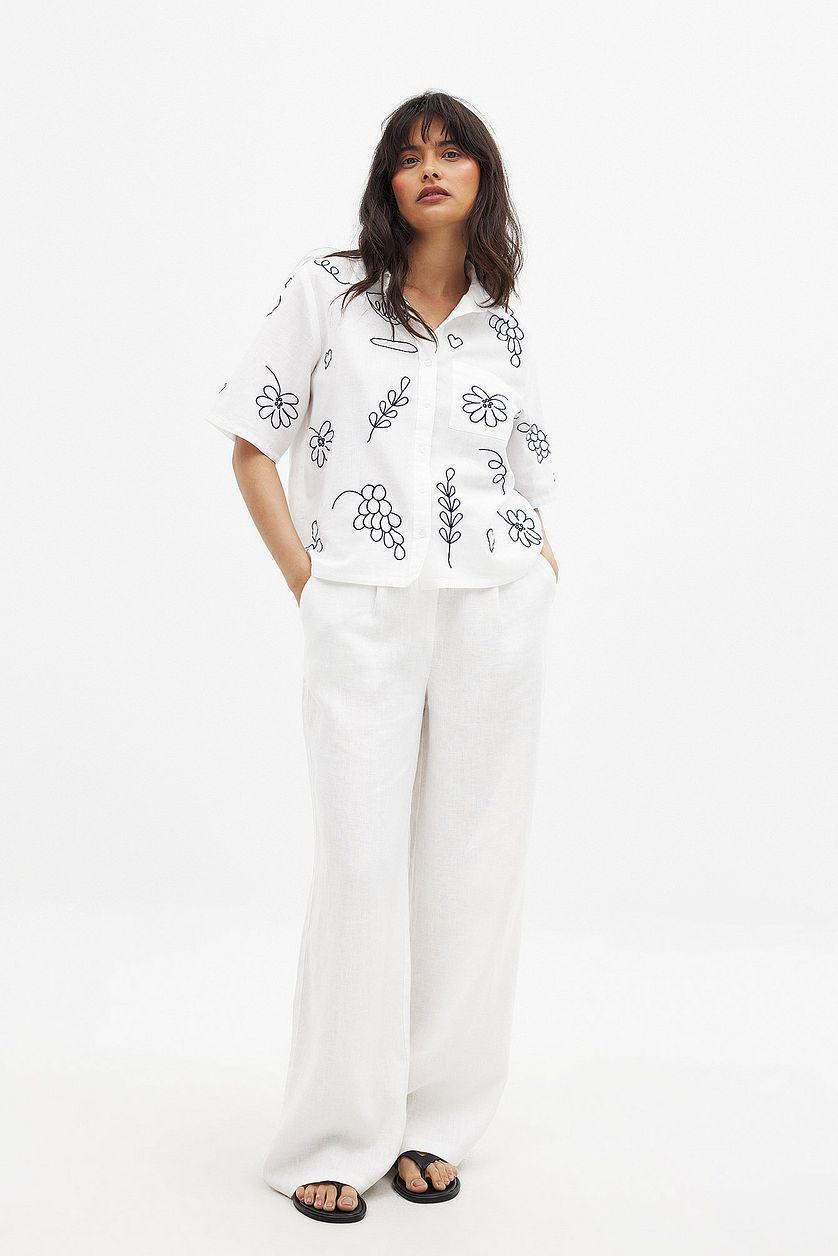 Embroidery Detail Shirt Product Image