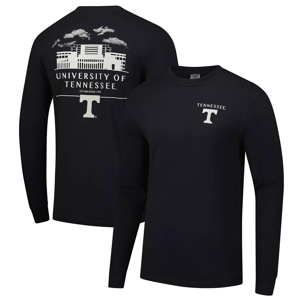 Men's Black Tennessee Volunteers Comfort Colors Campus Nights Long Sleeve T-Shirt, Size: Small Product Image