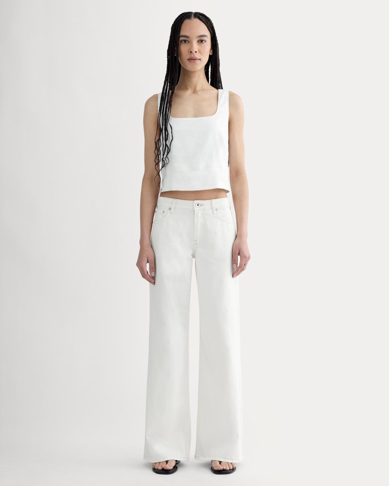 Womens Square Tank in Stretch Linen by Everlane Product Image