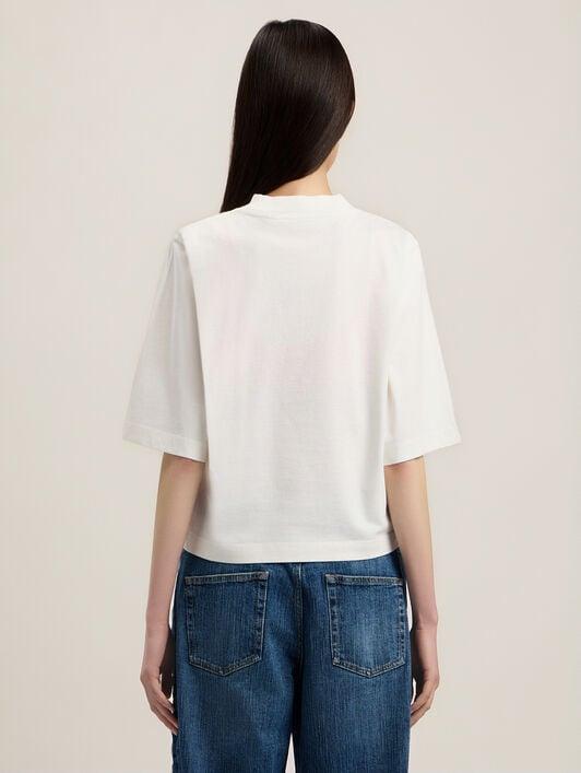 Curved Logo Boxy T-Shirt Product Image