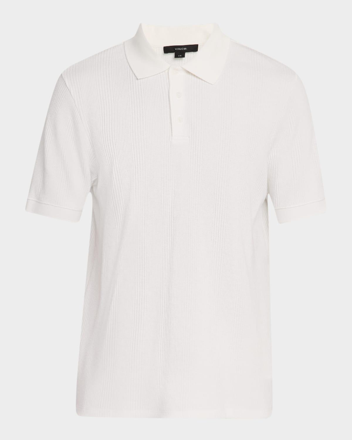 Mens Variegated Pima Cotton Polo Shirt Vince Product Image