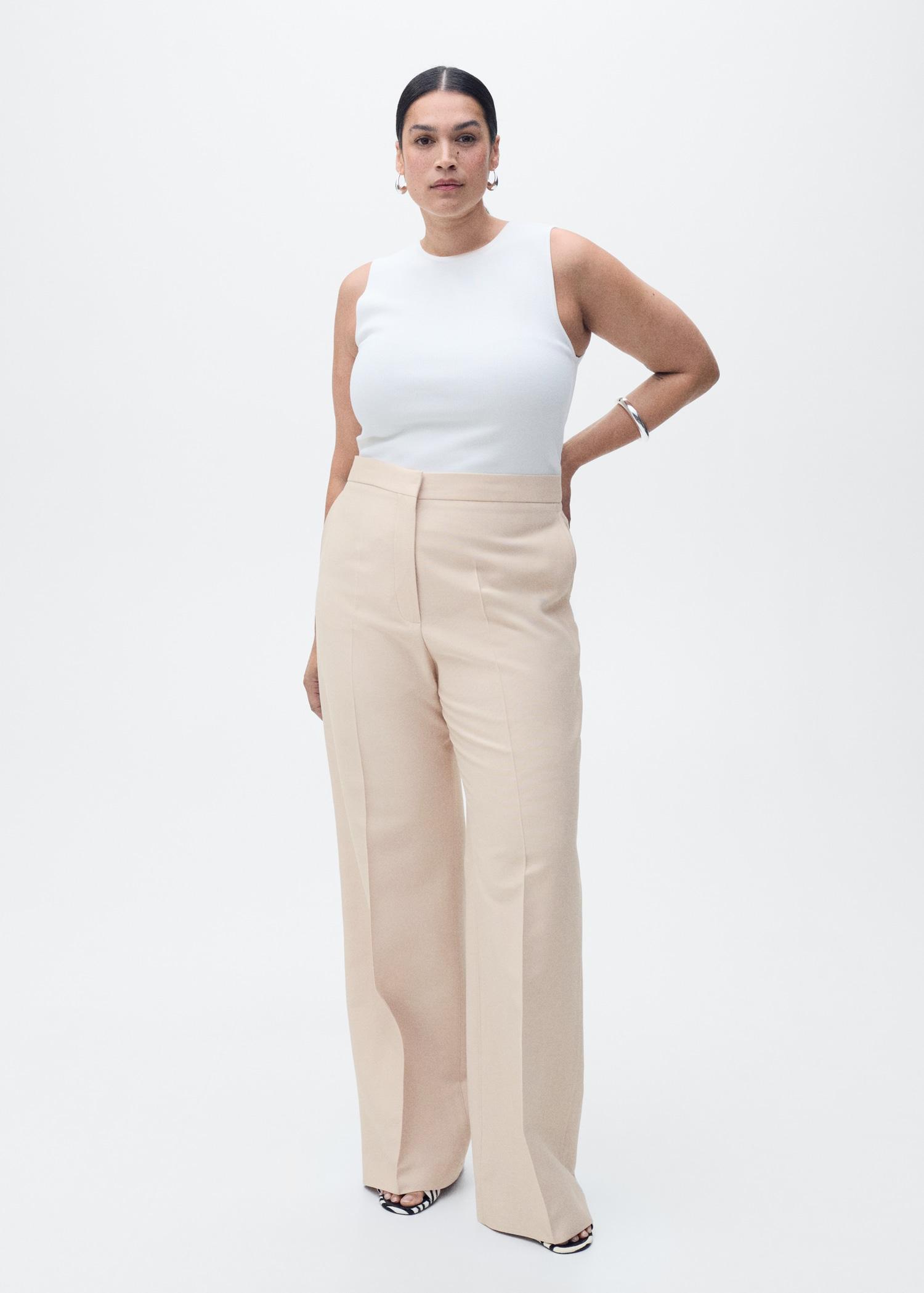 Straight suit trousers - Women | MANGO USA Product Image