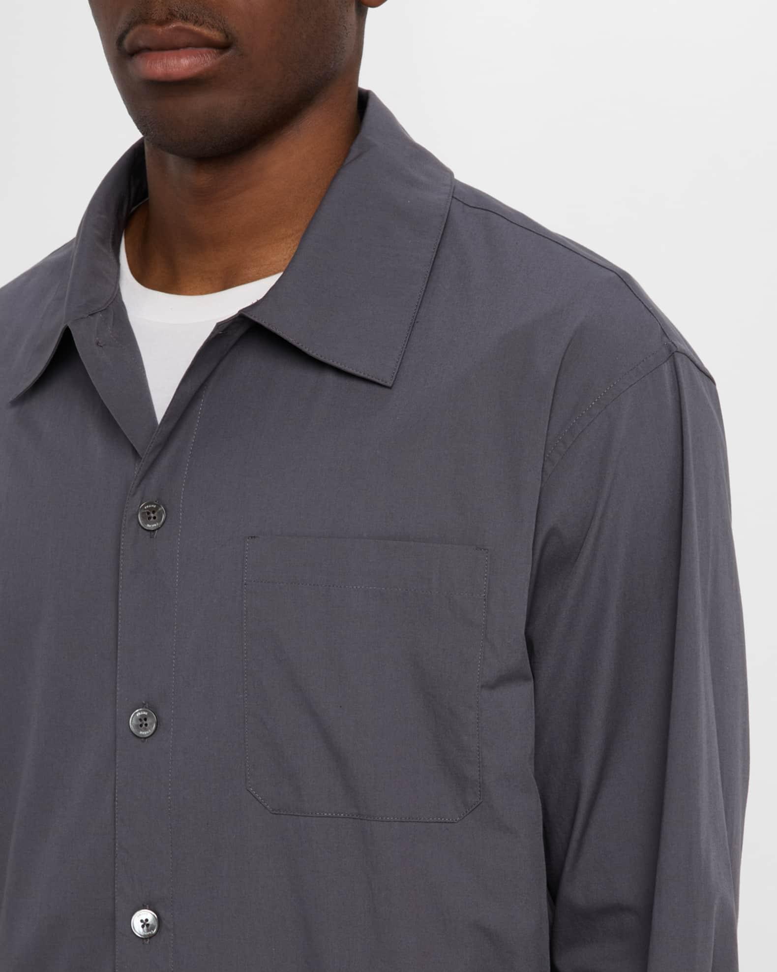 Men's Cotton Blouson Shirt Jacket Product Image