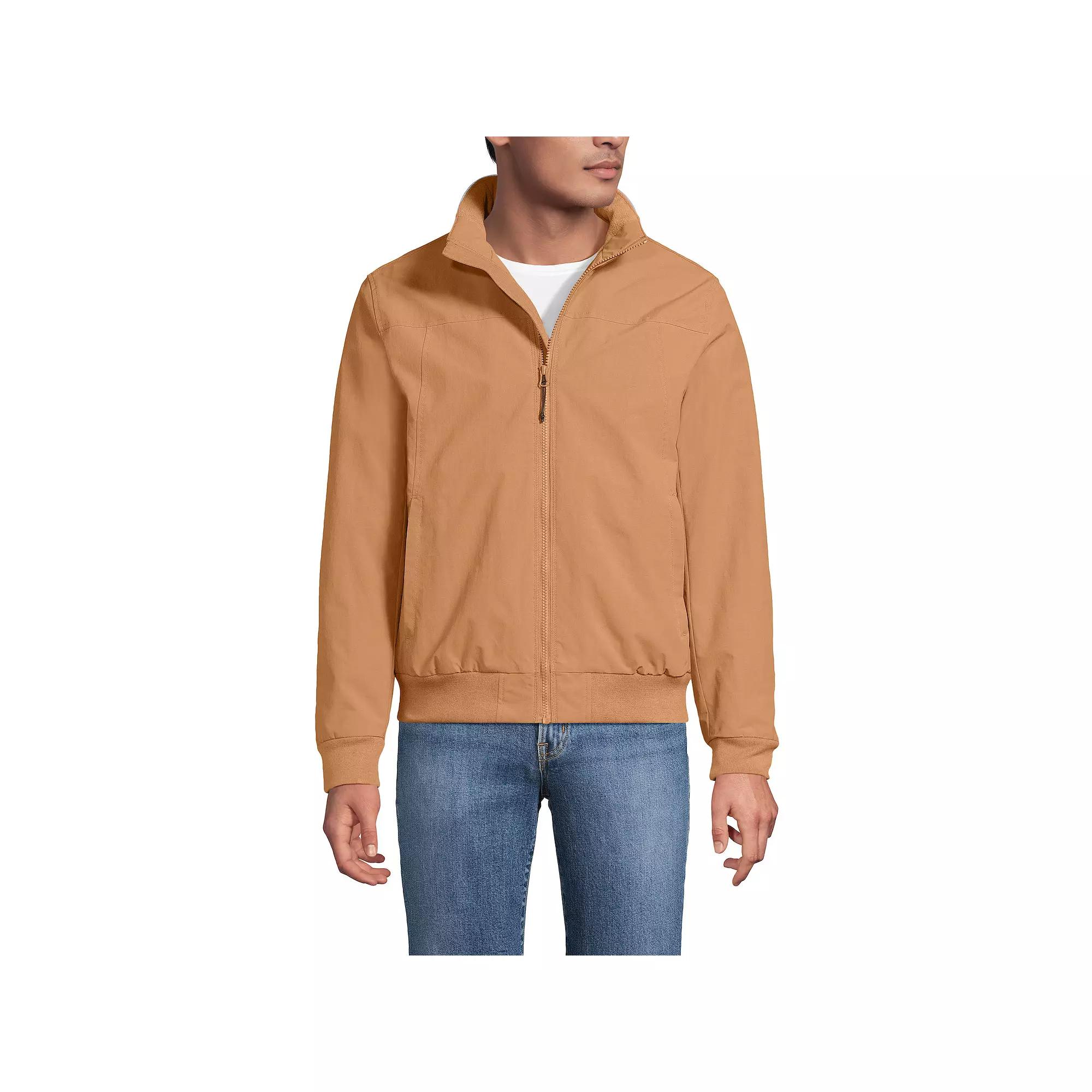 Men's Lands' End Classic Squall Bomber Jacket,  Product Image