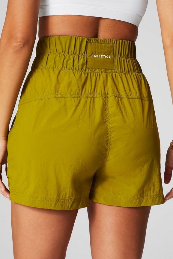 Ultra High-Waisted Piped Nylon Short Product Image