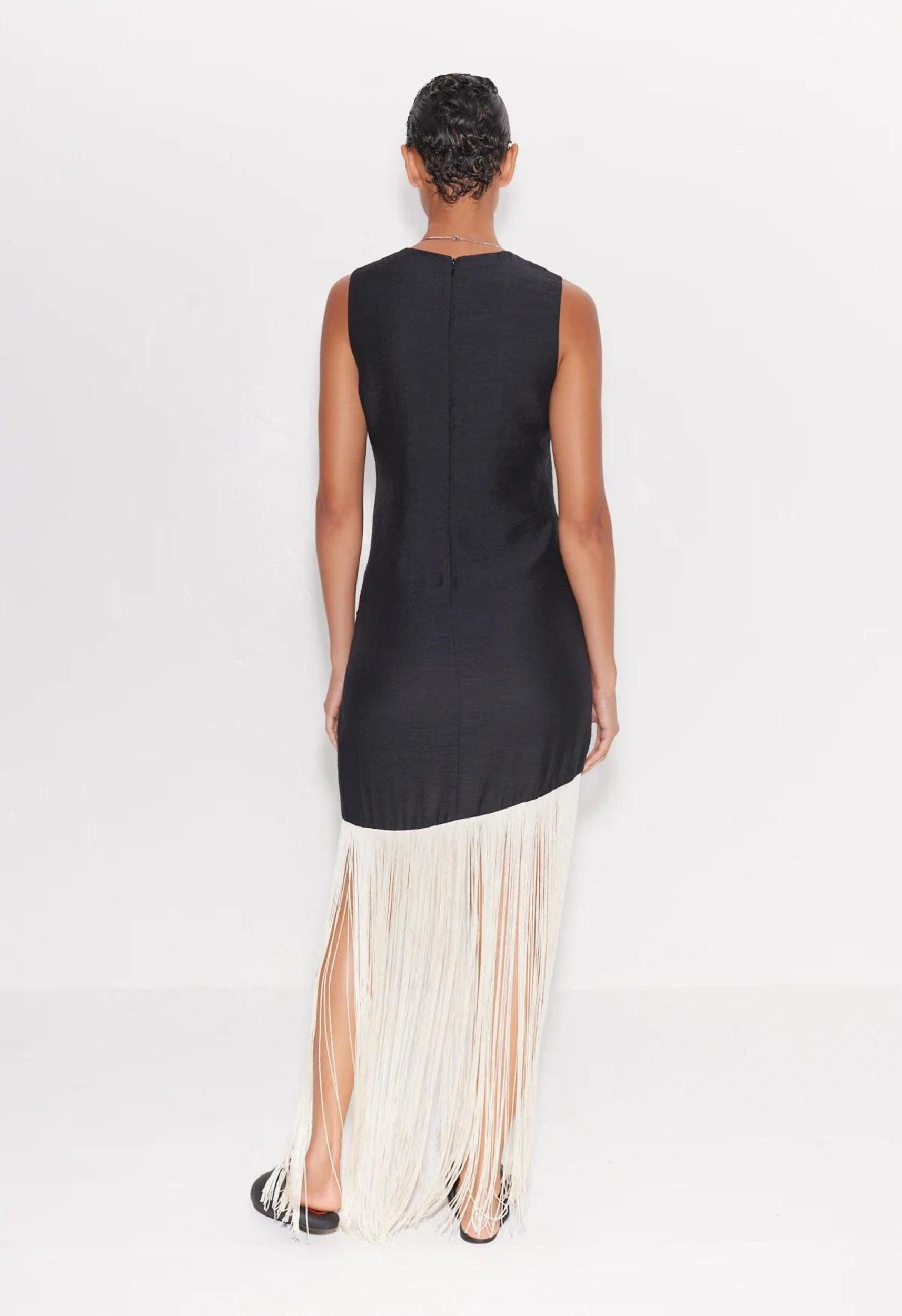 Casablanca Fringe Dress Product Image