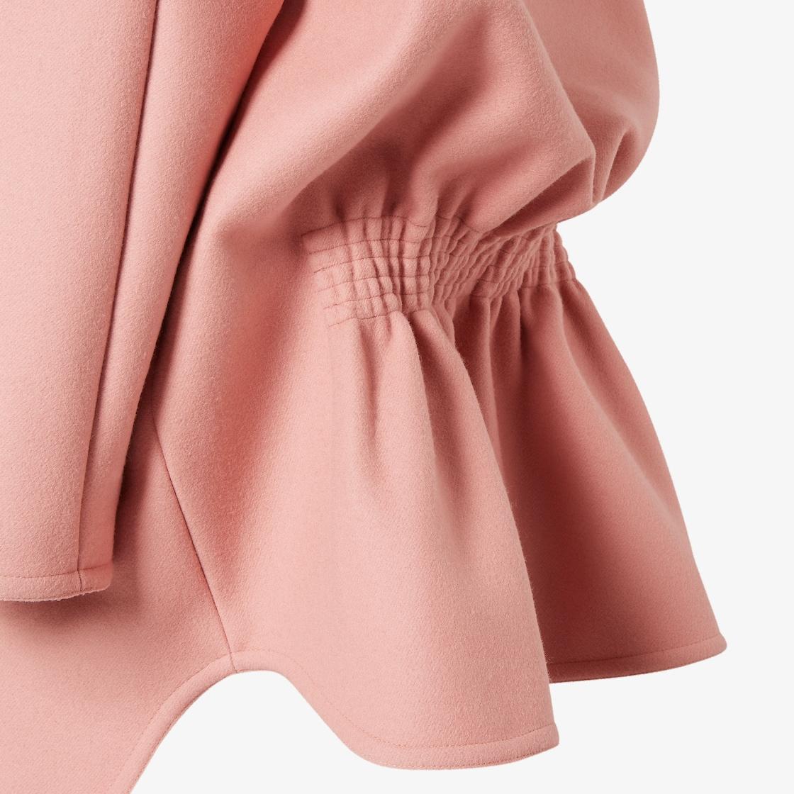 CoatPink wool parka Product Image