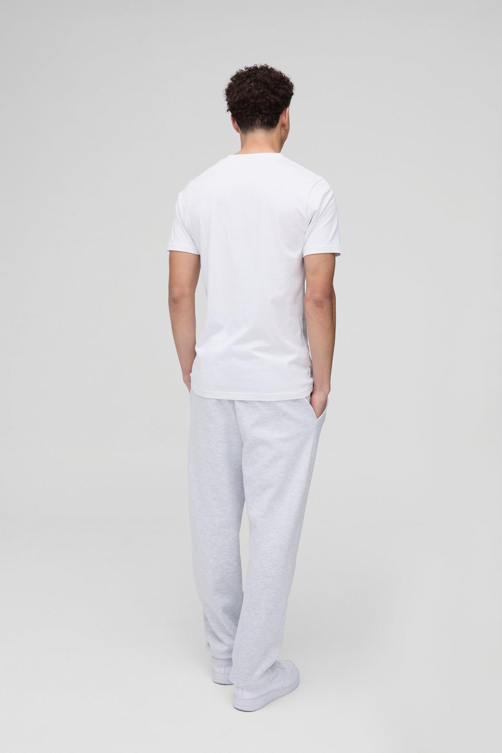 Slim BM Signature Basic T-shirt | boohooMAN USA Product Image