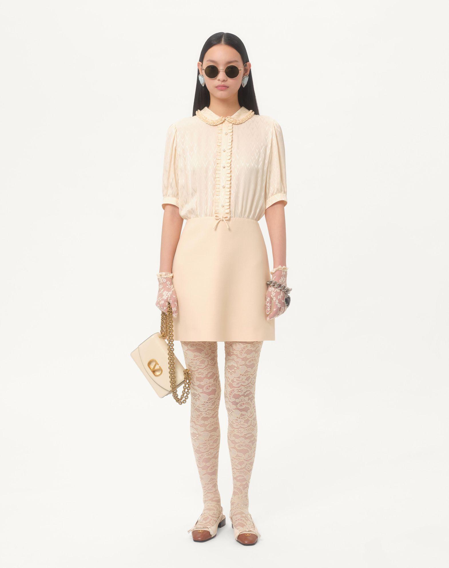 Crepe Couture Short Dress  Product Image