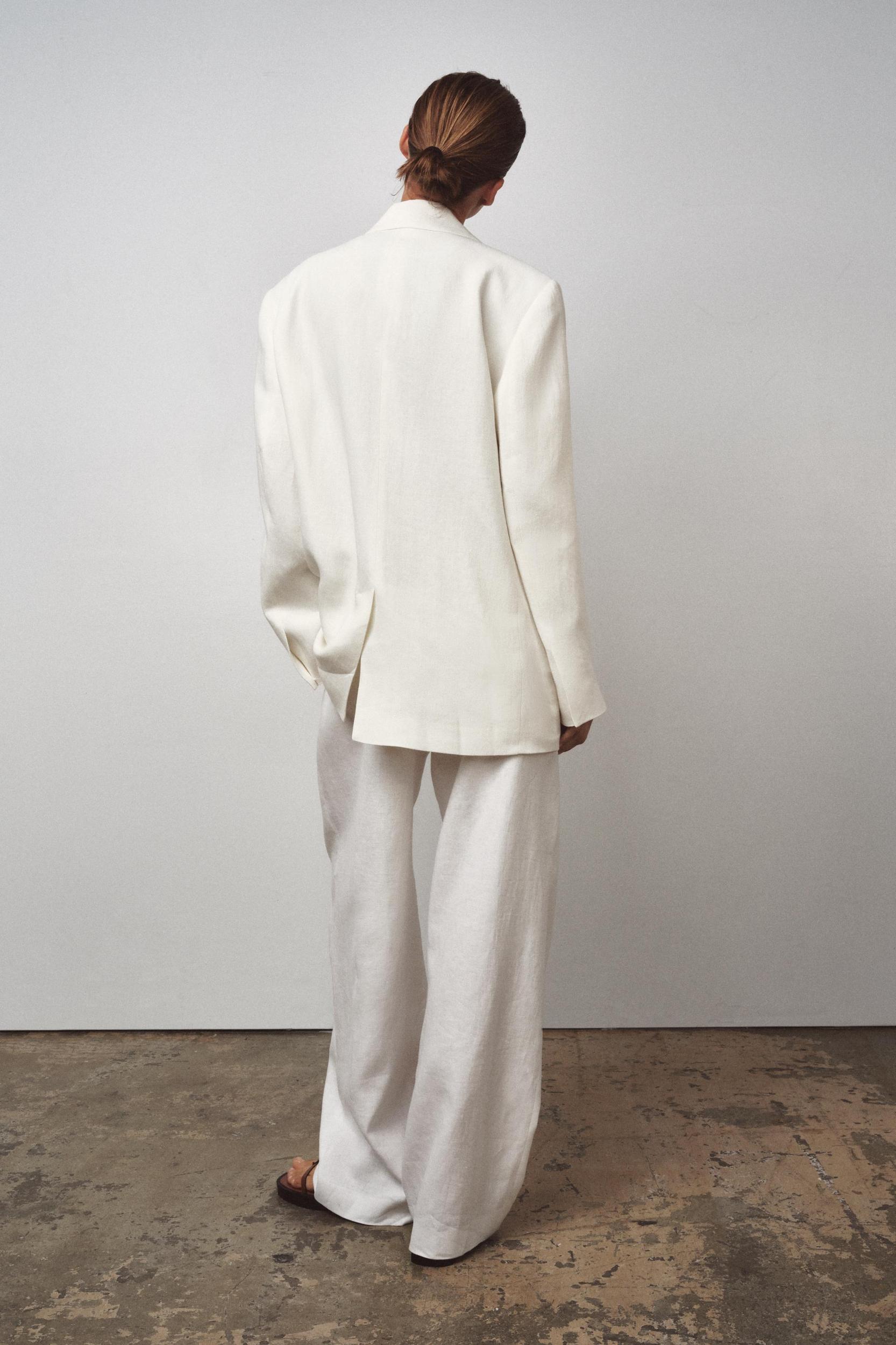 ZW COLLECTION 100% LINEN PANTS Product Image