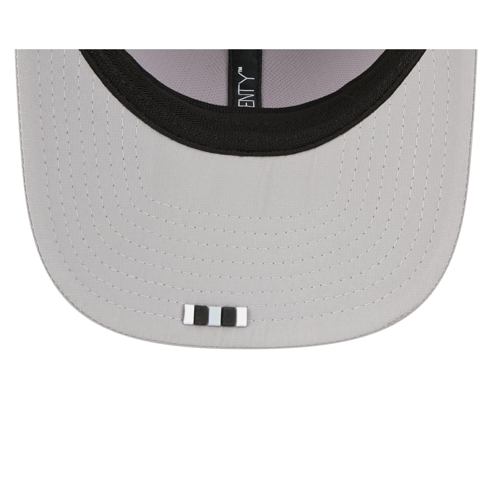 Las Vegas Raiders 2025 Sideline Hot Weather Gray 9SEVENTY Trucker Hat Male Product Image