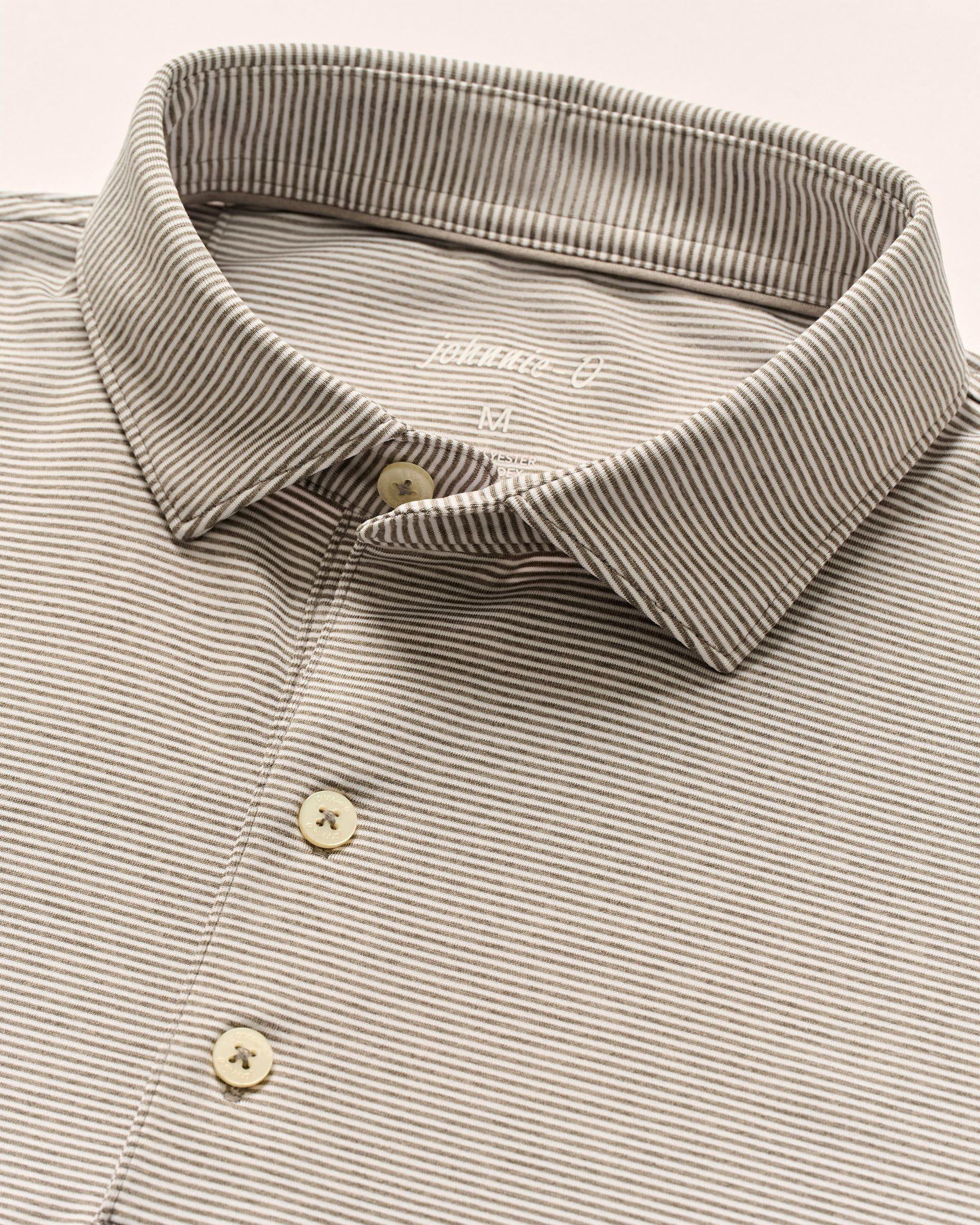 PerryGolf Performance Jersey Polo - Lyndonn Stripe Product Image