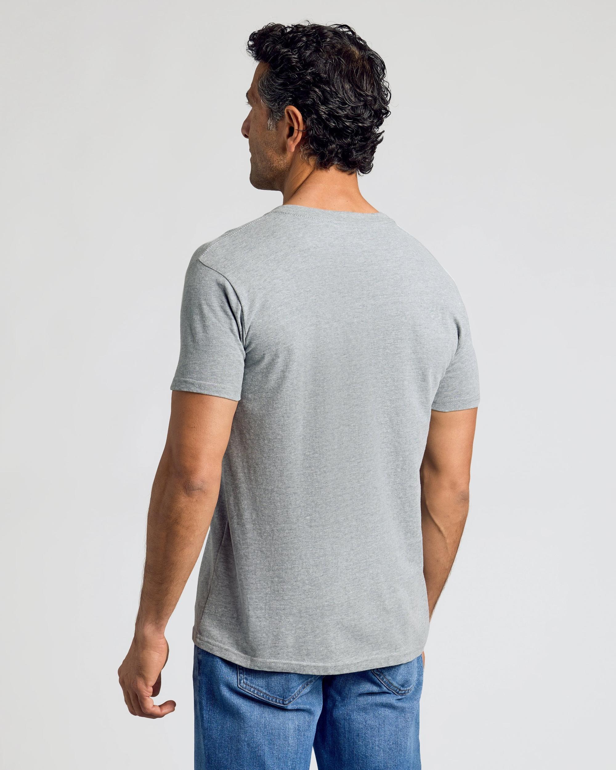 Heather Gray Classic V-Neck Product Image