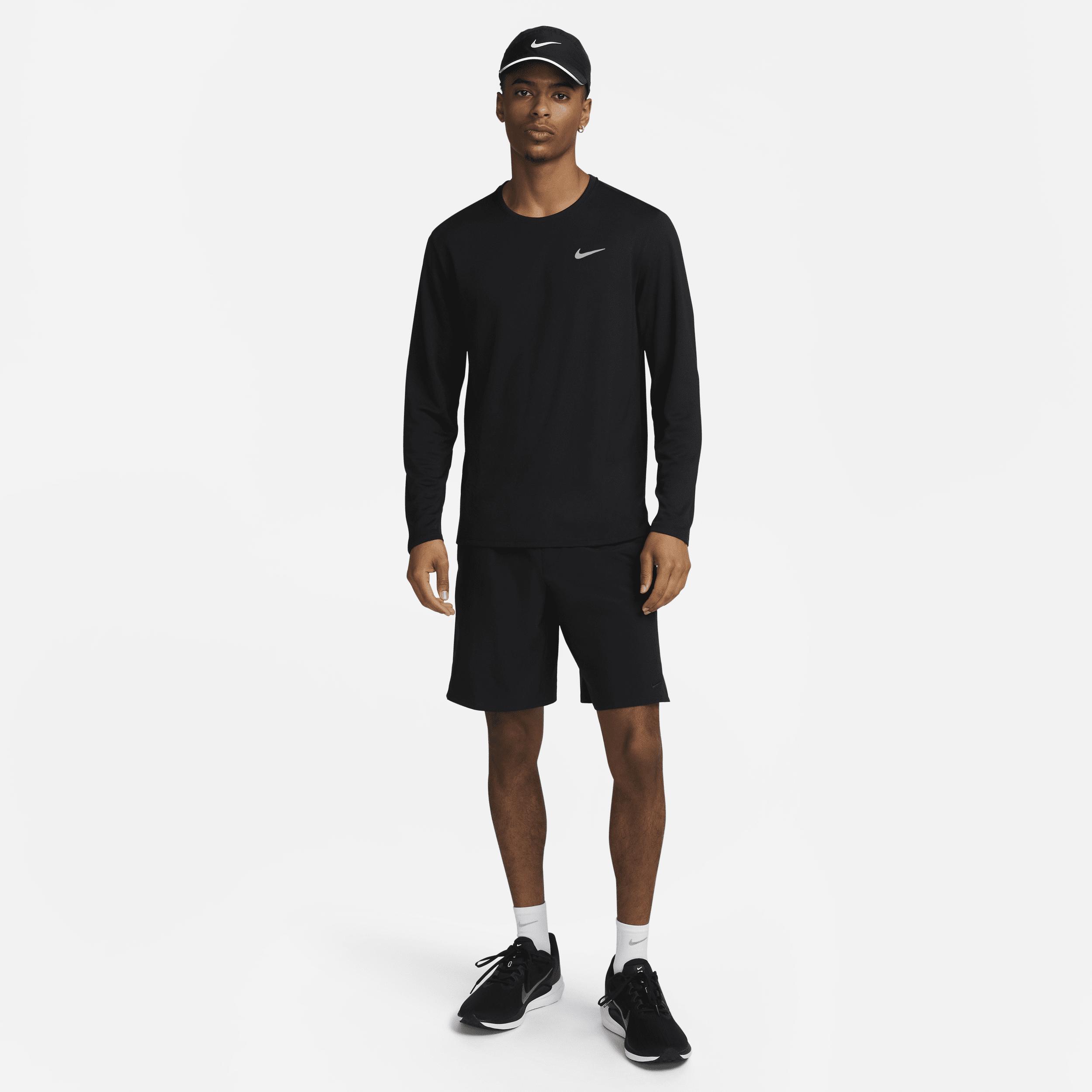 Nike Mens Miler Dri-FIT UV Long-Sleeve Running Top | FB7070-010 Product Image