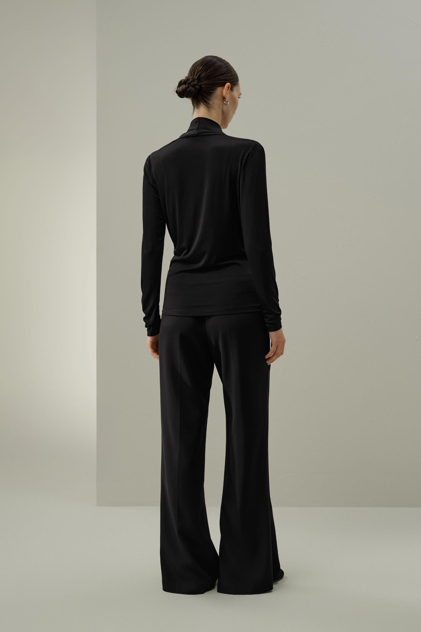 Silk Breeze Jersey Stretch Wrap Top Product Image