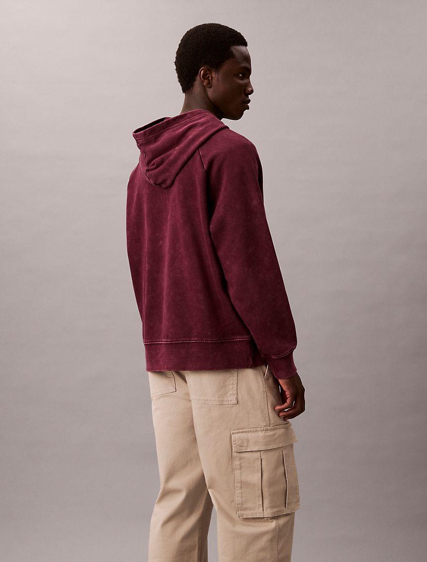 Washed Fleece Relaxed Hoodie Product Image