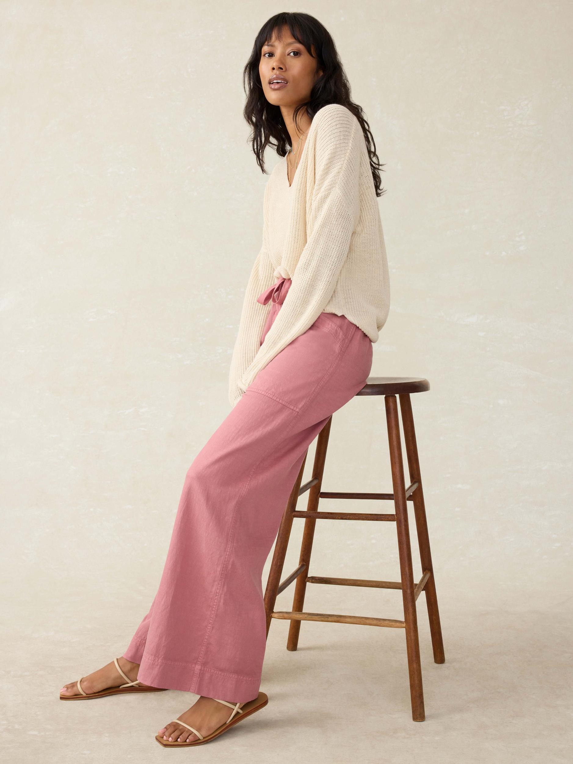 Topanga Drape Pant - Withered Rose Female Product Image