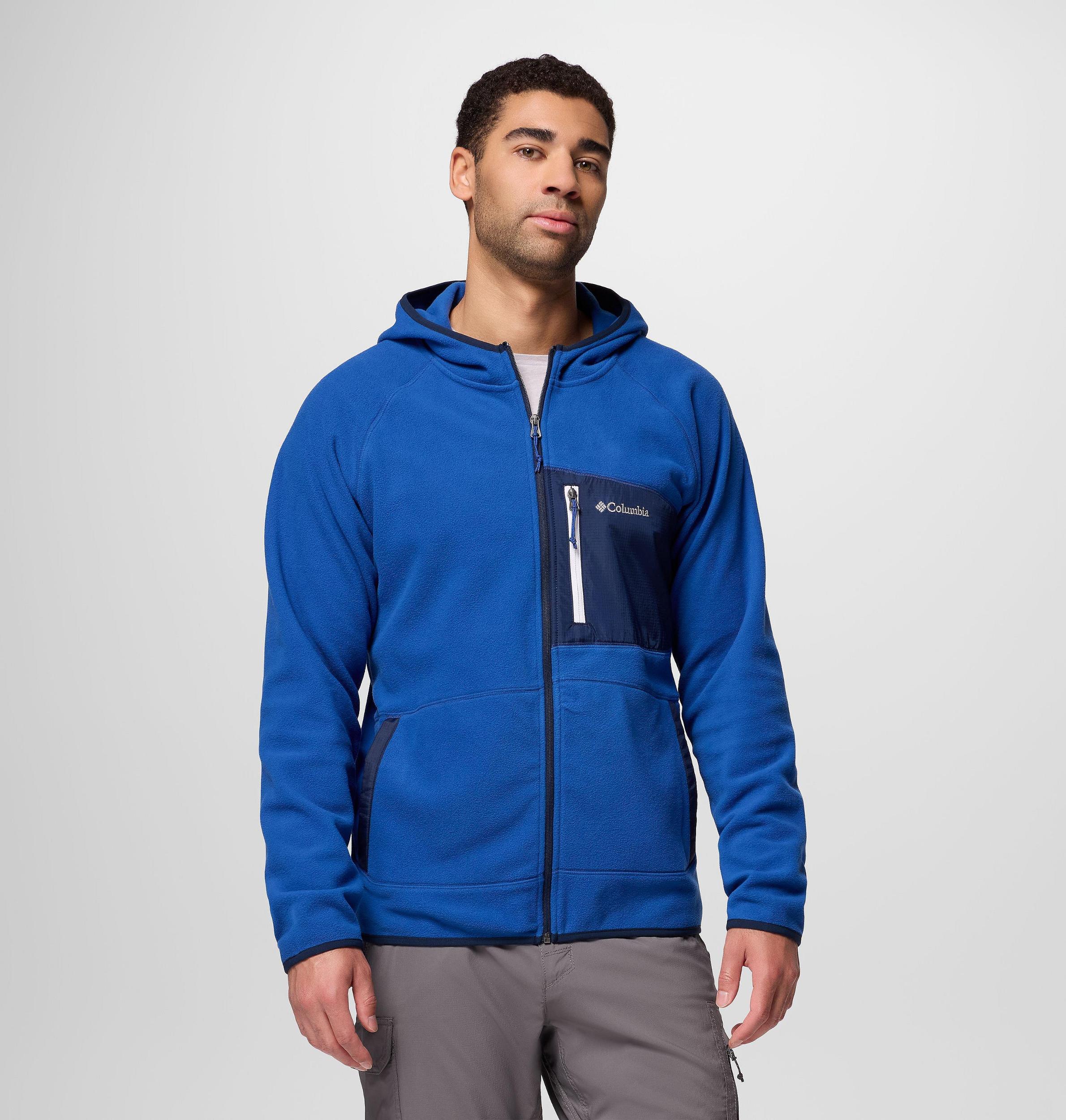Columbia Mens Fast Trek Overlay Hooded Full Zip Jacket- Product Image