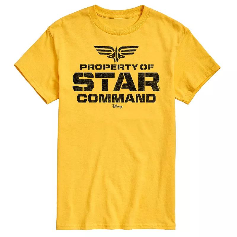 Disney / Pixar's Lightyear Men's Property Star Command Graphic Tee,  Product Image