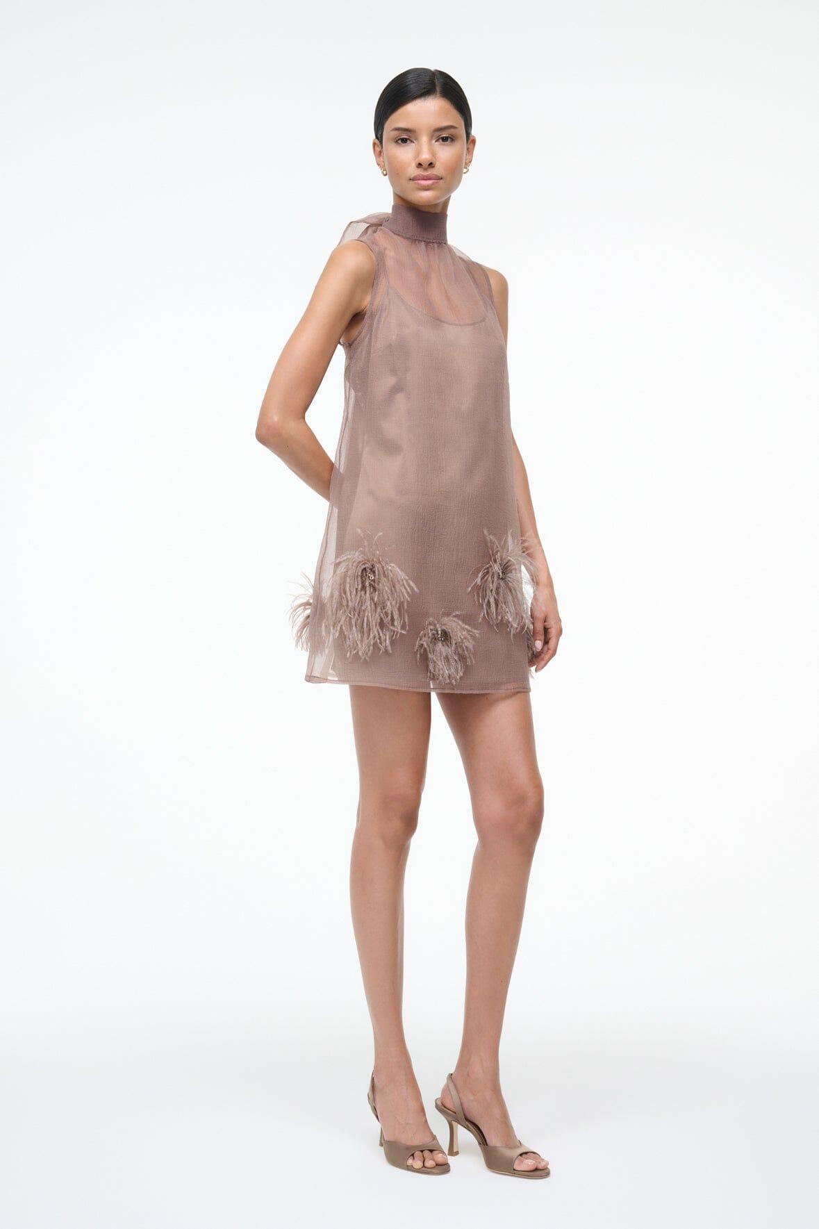 ALBEE MINI DRESS | TRUFFLE Product Image