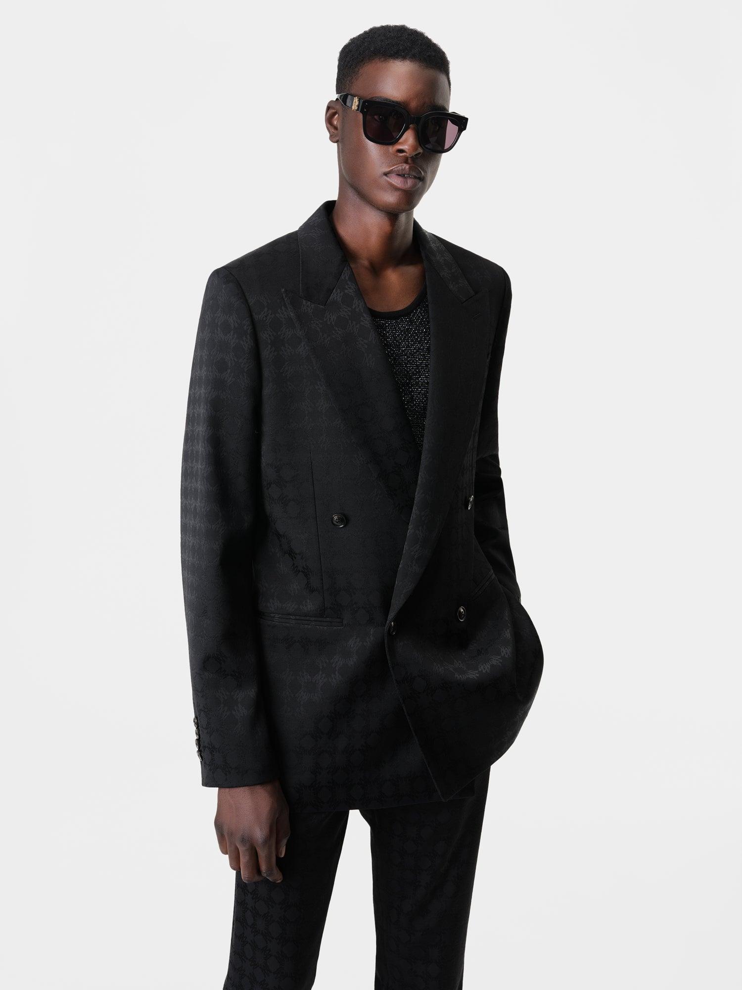 TONAL MA QUAD DOUBLE-BREASTED BLAZER - Black Male Product Image