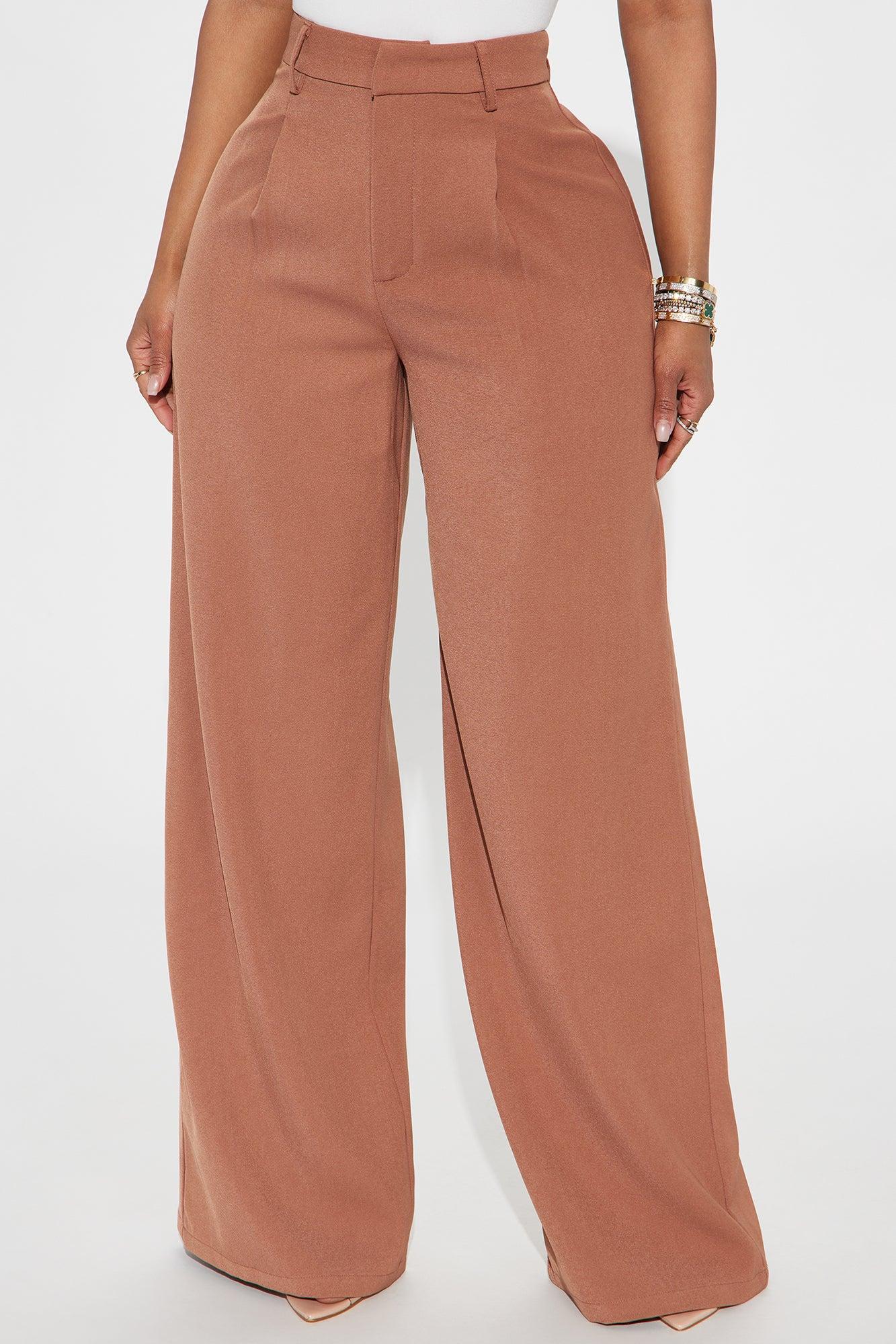 Making Deliverables Wide Leg Trouser - Mocha Product Image