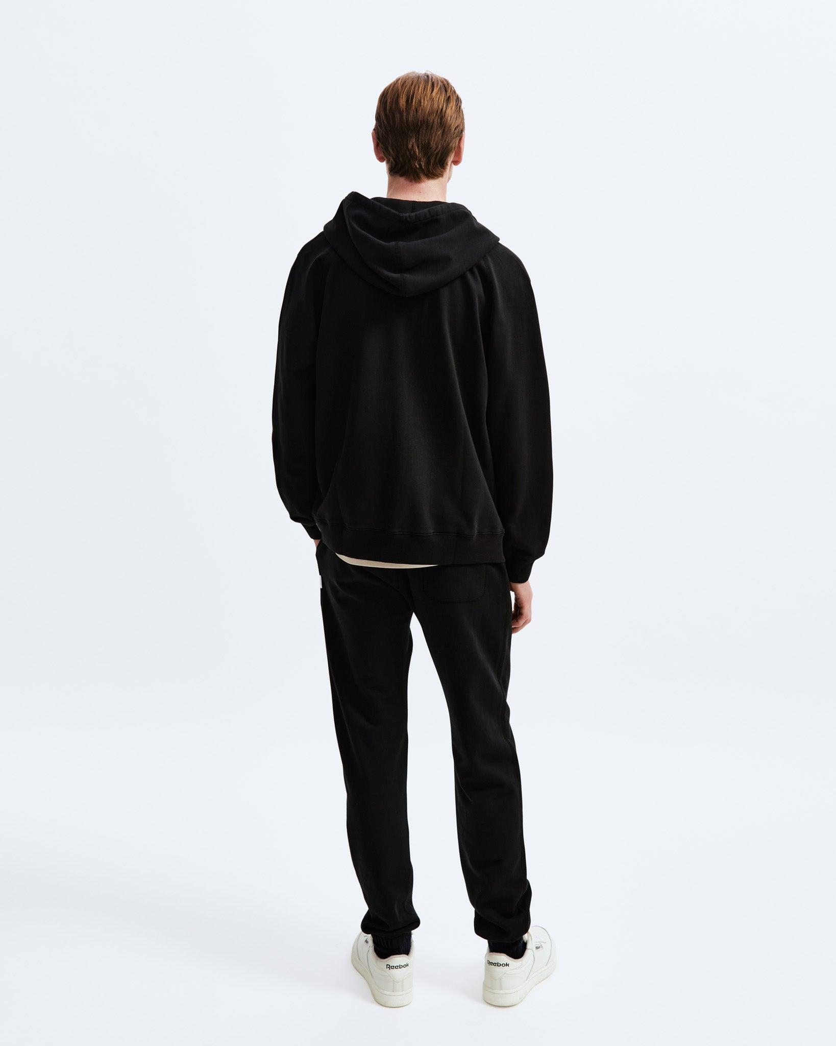 Midweight Terry Classic Full Zip Hoodie - Vault Male Product Image