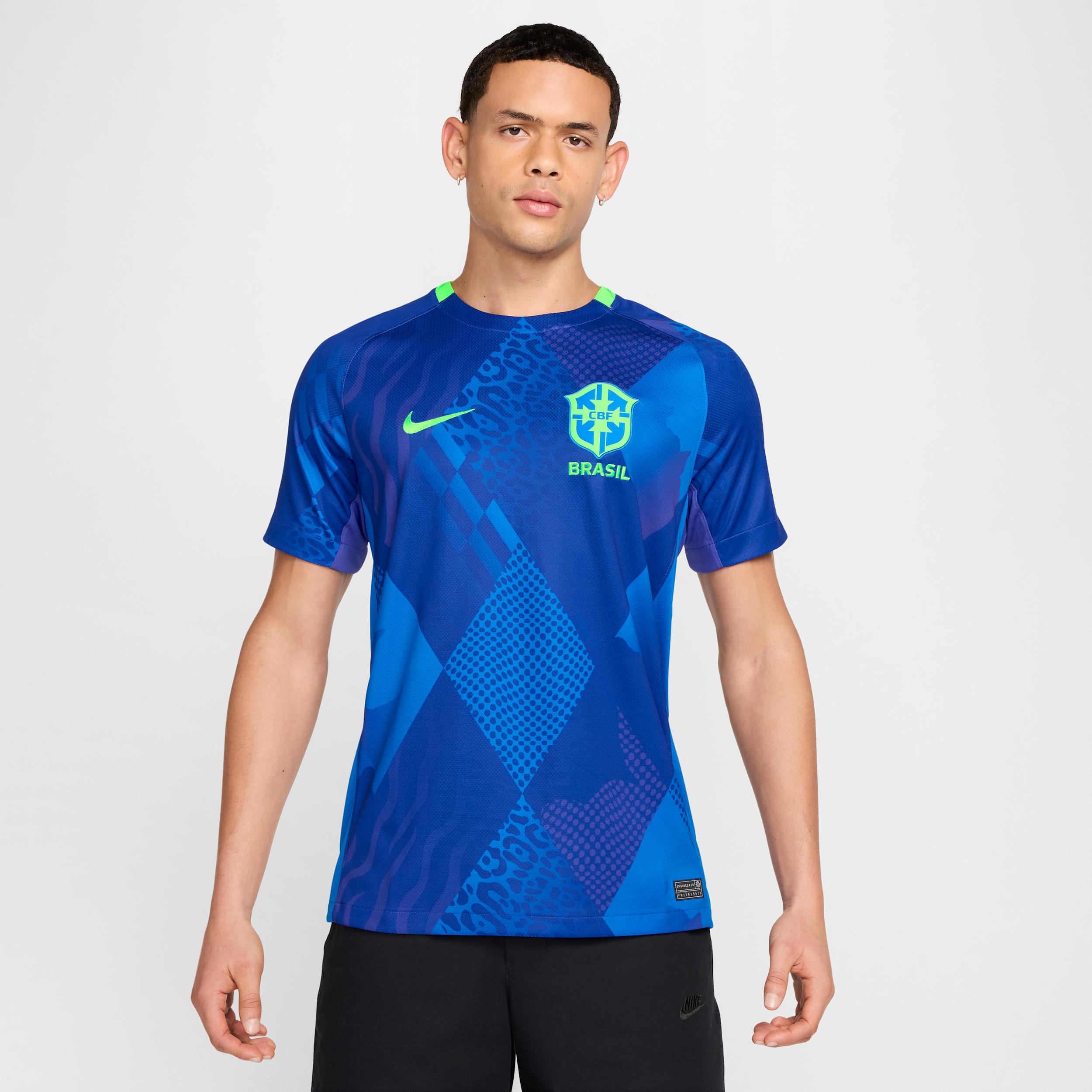 Brazil 2025 Stadium Away (Team) Nike Mens Dri-FIT Soccer Replica Jersey | FZ9021-458 Product Image