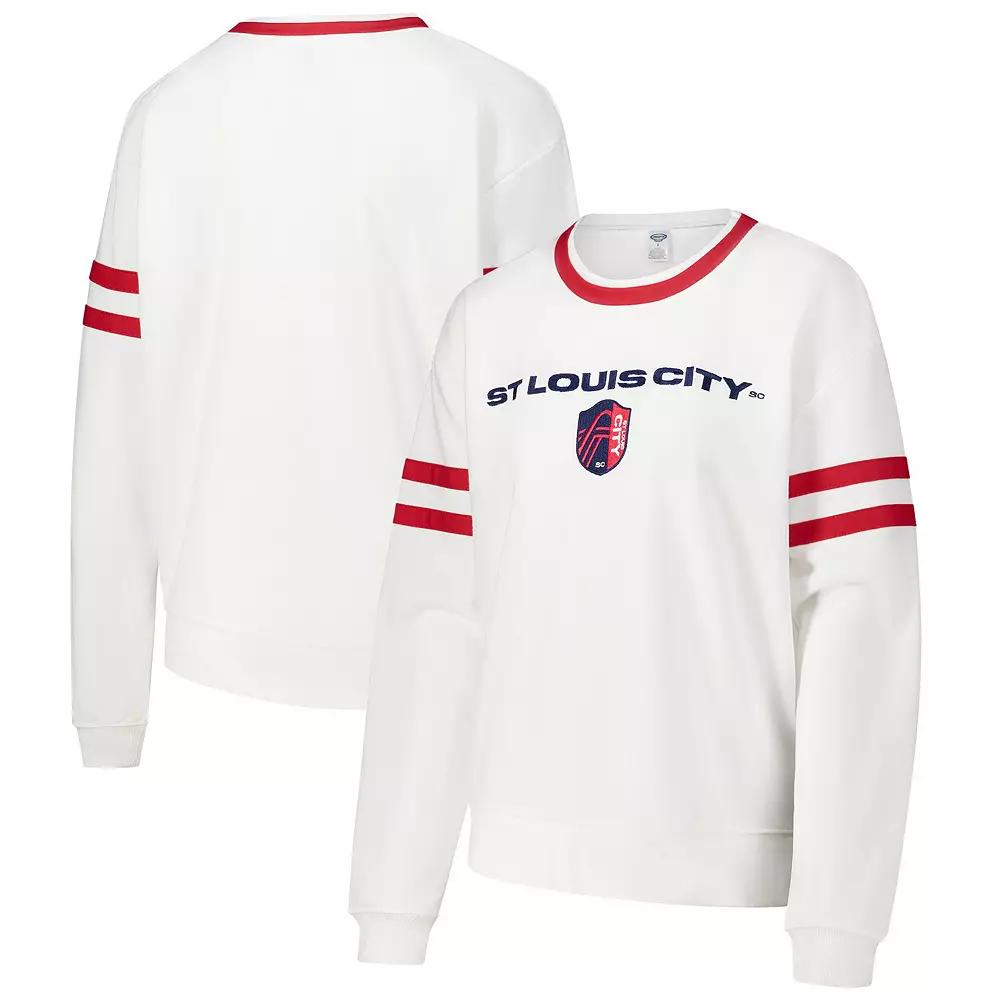 Women's Concepts Sport White St. Louis City SC Borough Long Sleeve T-Shirt,  Product Image