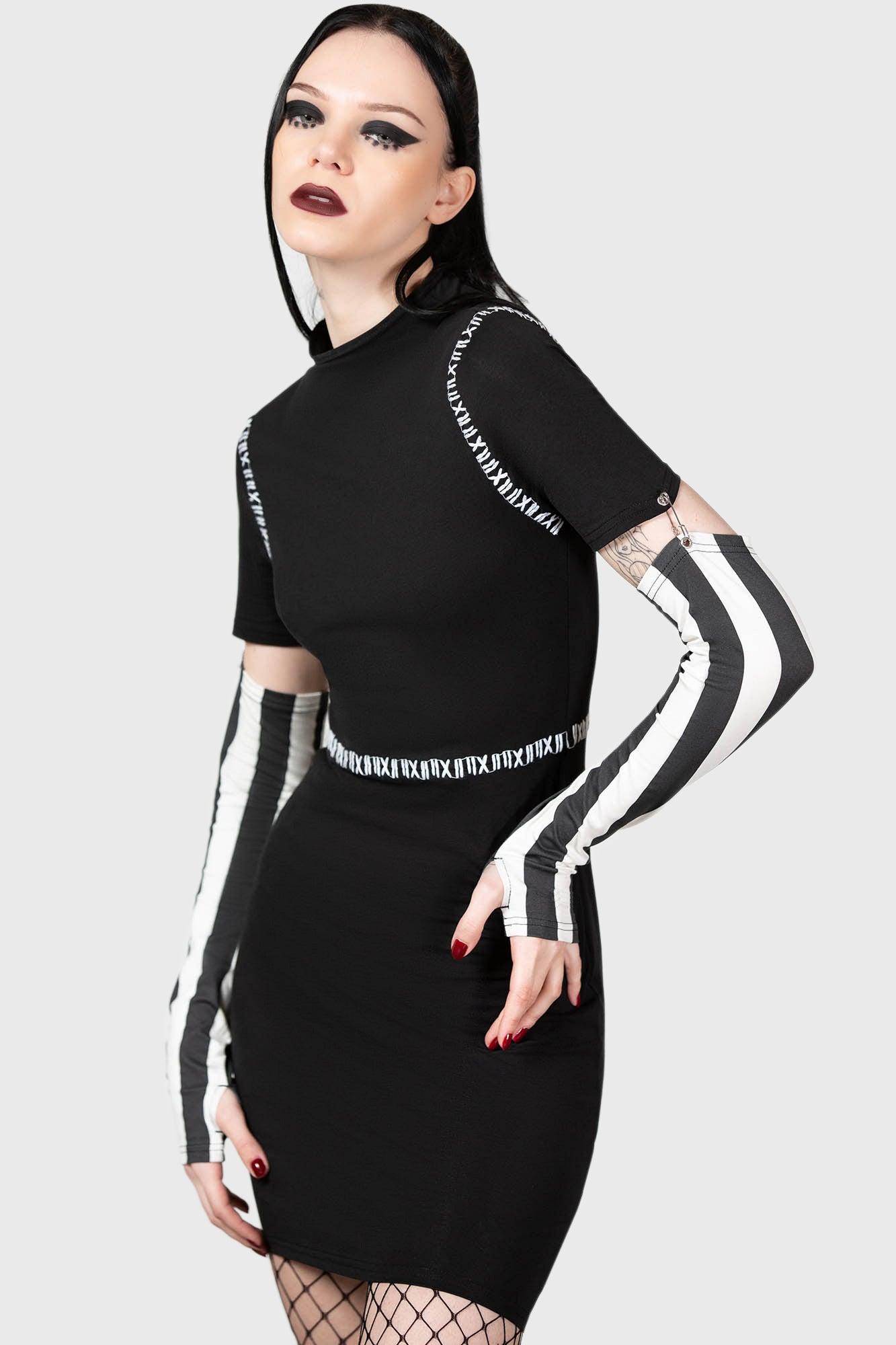 Stripes & Stitches Dress - Resurrect Female Product Image