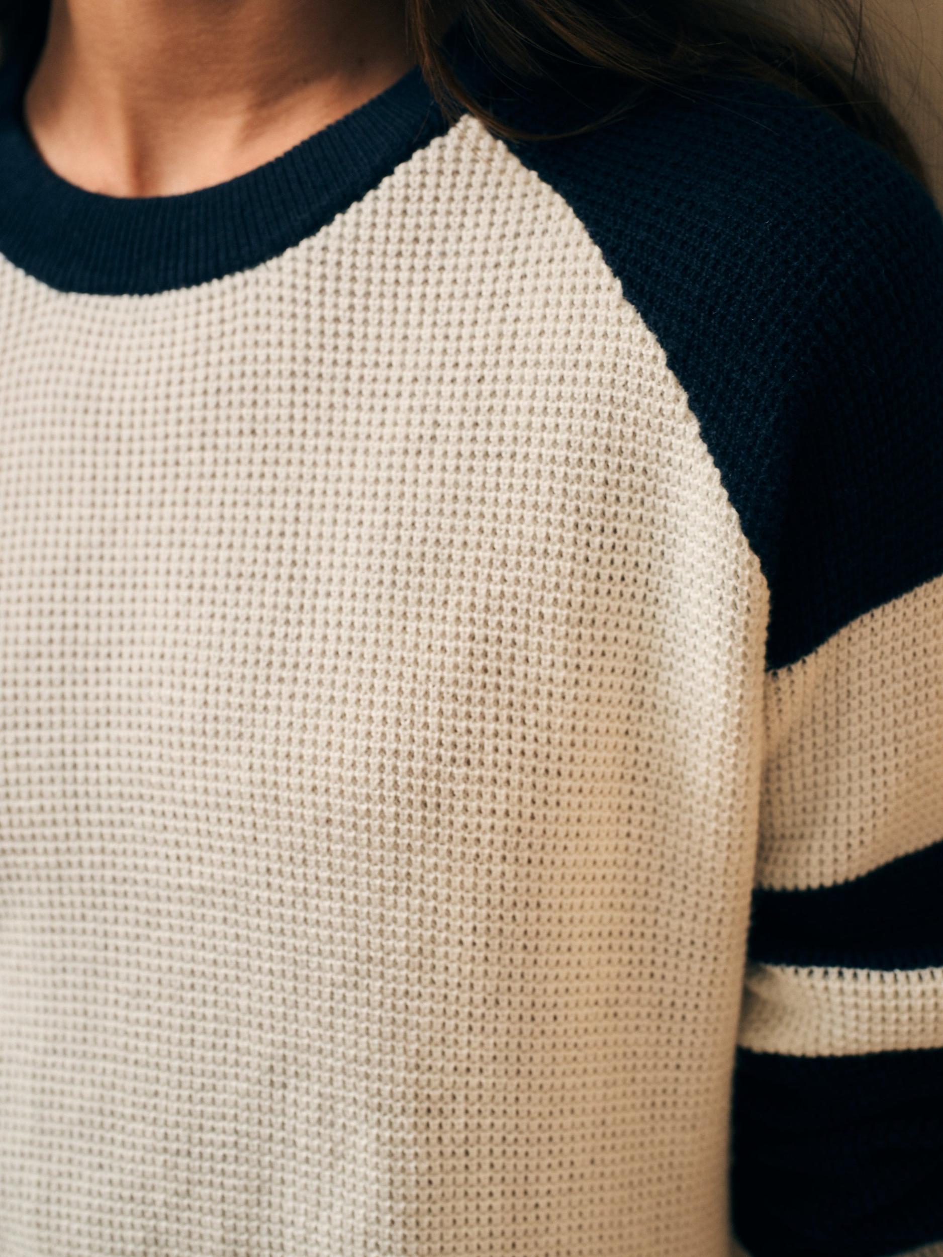 Throwback Waffle Crewneck - Wrigley Product Image