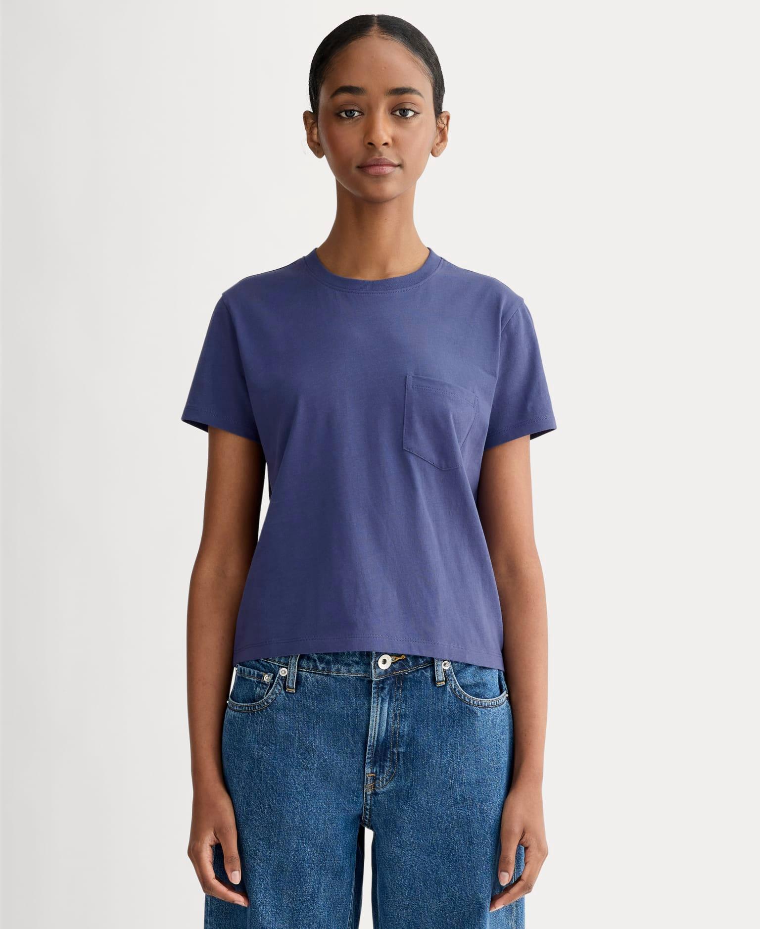 Womens Box-Cut T-Shirt in Essential Cotton by Everlane Product Image