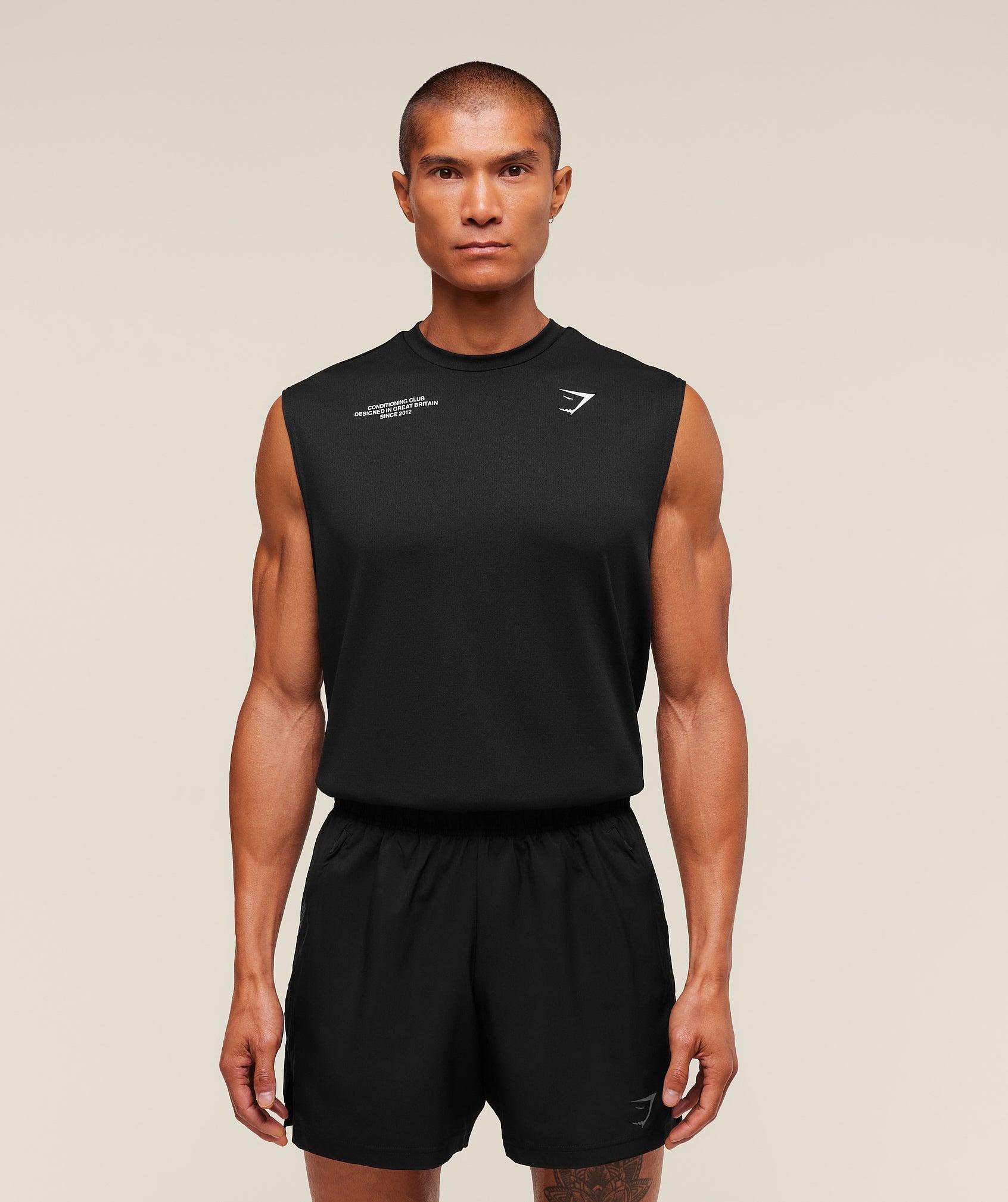 Gymshark Conditioning Club Tank - Black Male Product Image