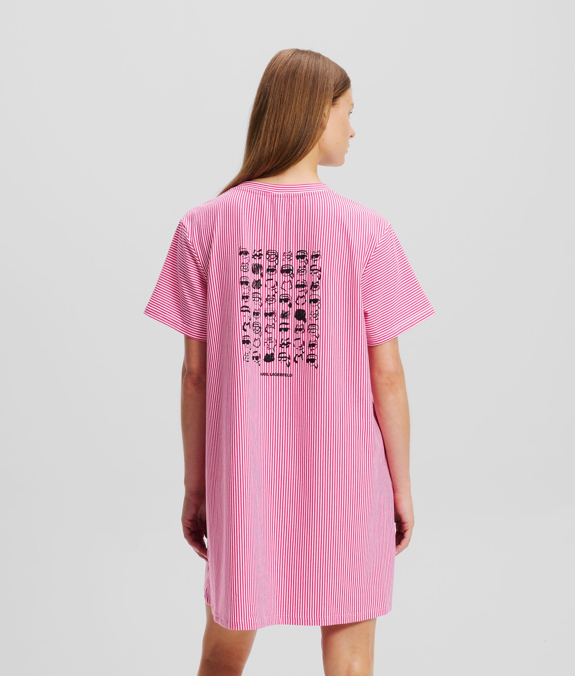 IKON STRIPED PAJAMA DRESS Product Image