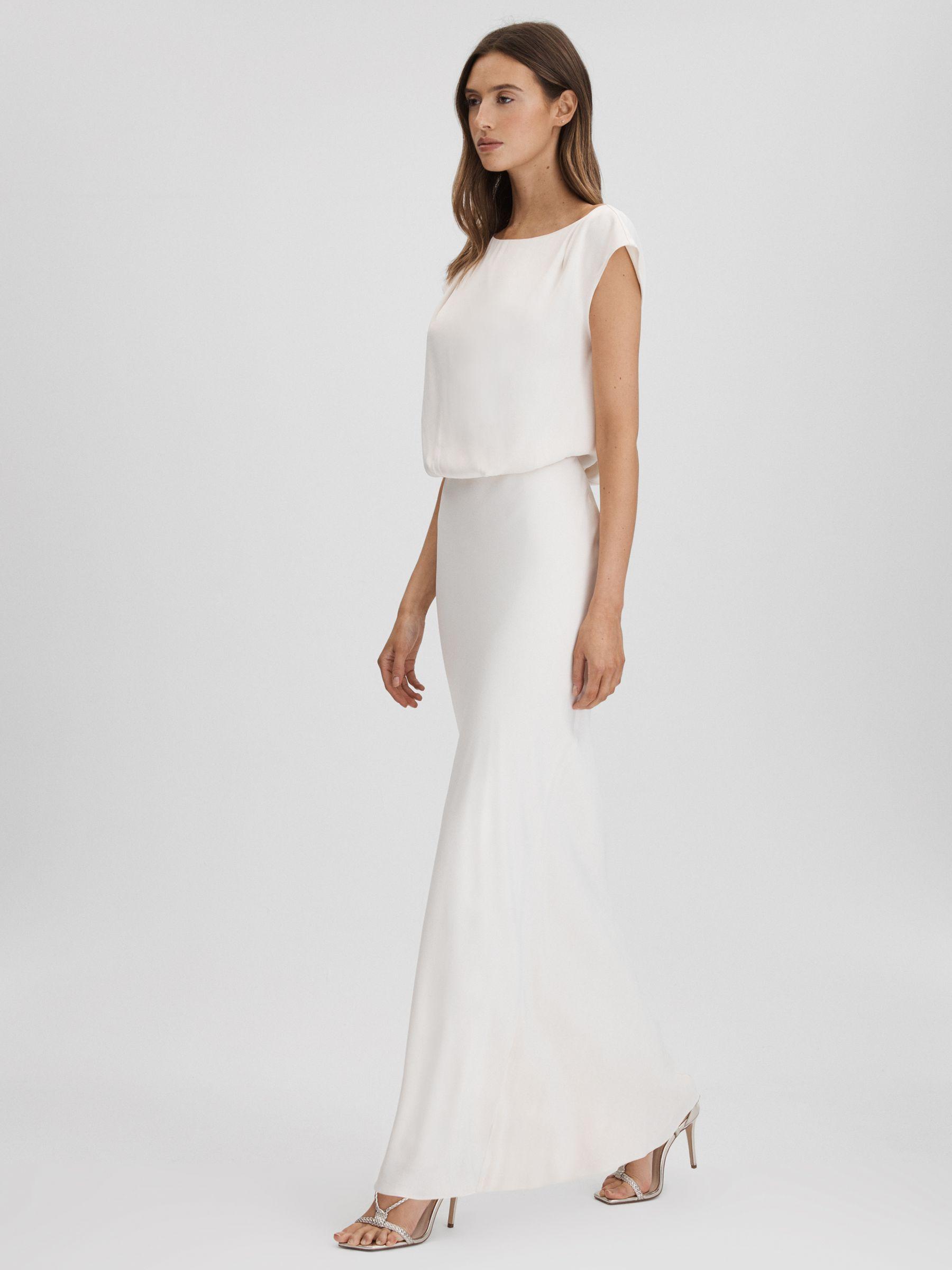 Leather Plaited Strappy Heeled Sandals in Gold Product Image