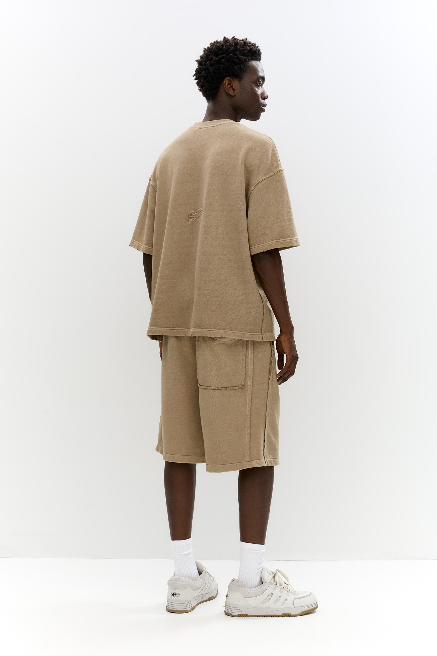 STWD washed Bermuda short sweatpants Product Image