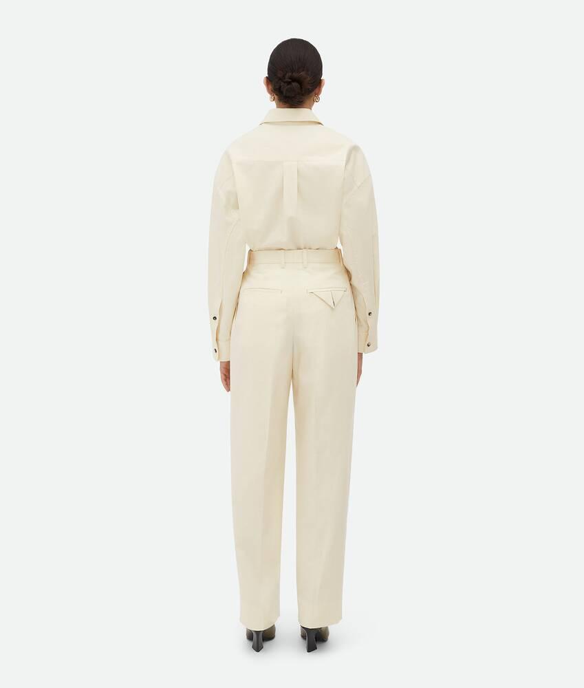Women's Cotton Poplin Trousers in Toile Product Image