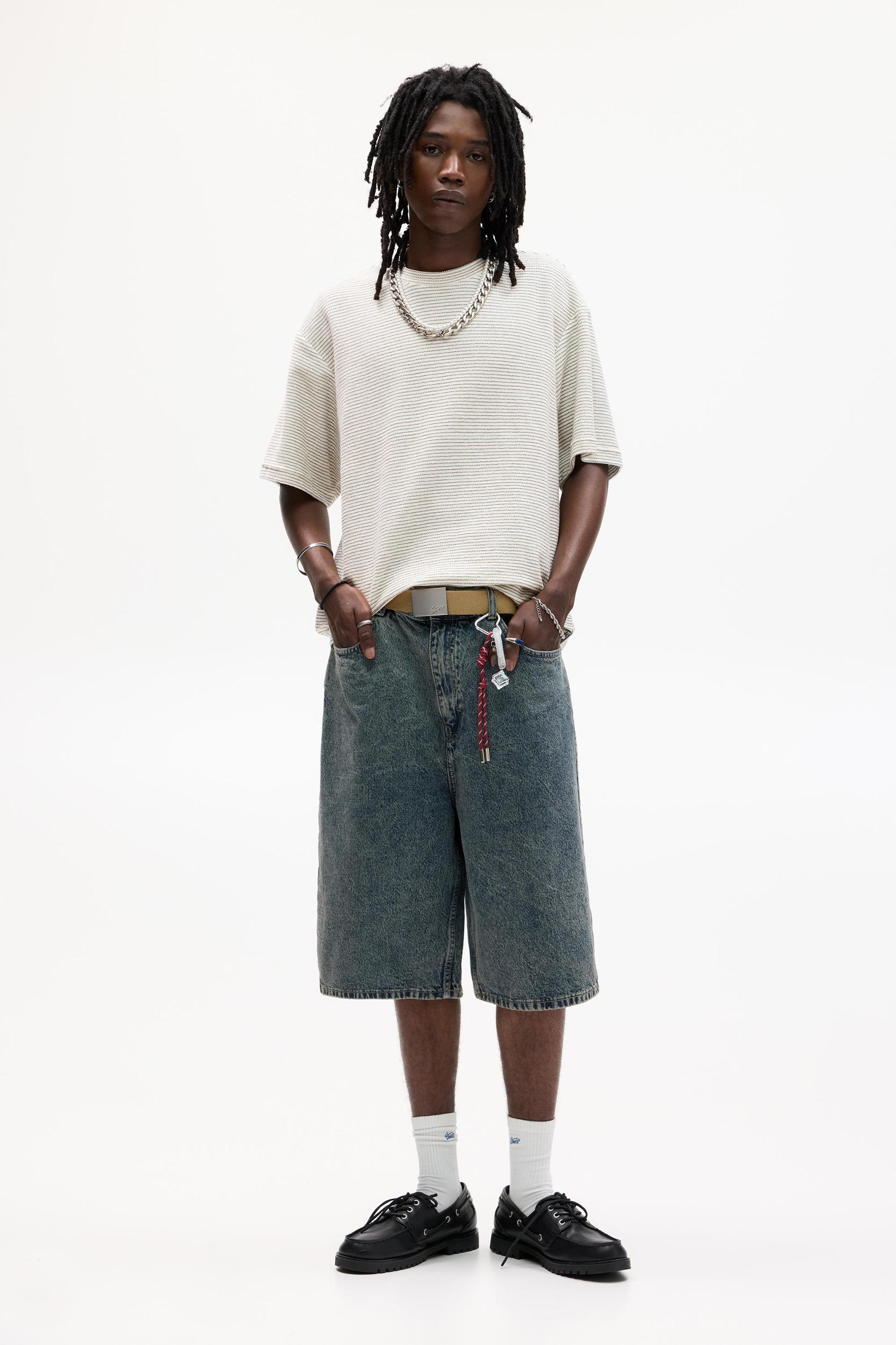 Rustic striped T-shirt Product Image