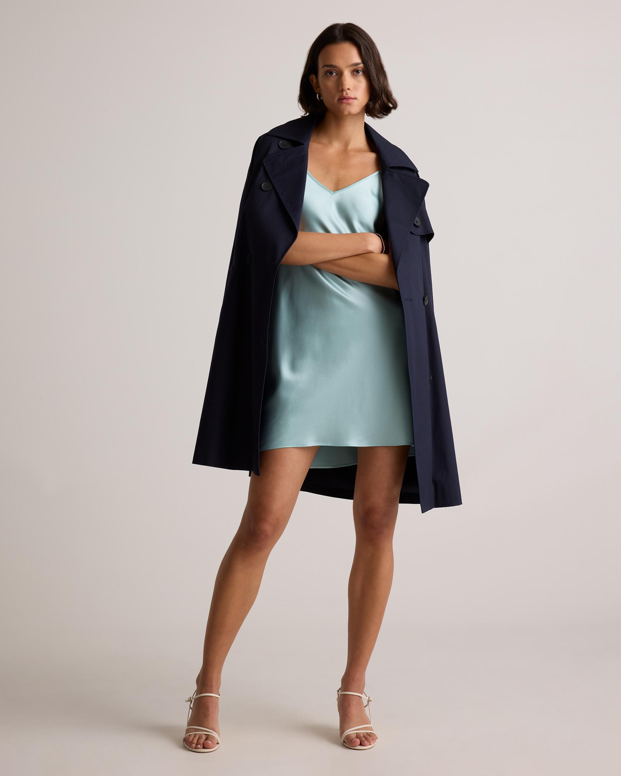 Quince | Women's Mini Slip Dress Silk Product Image