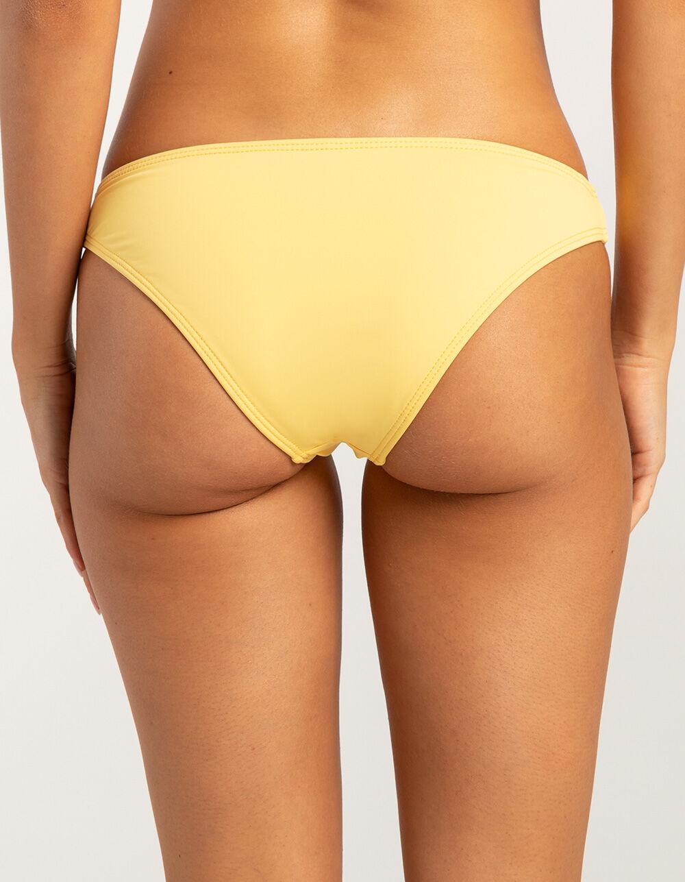FULL TILT Classic Bikini Bottoms - YELLOW Product Image