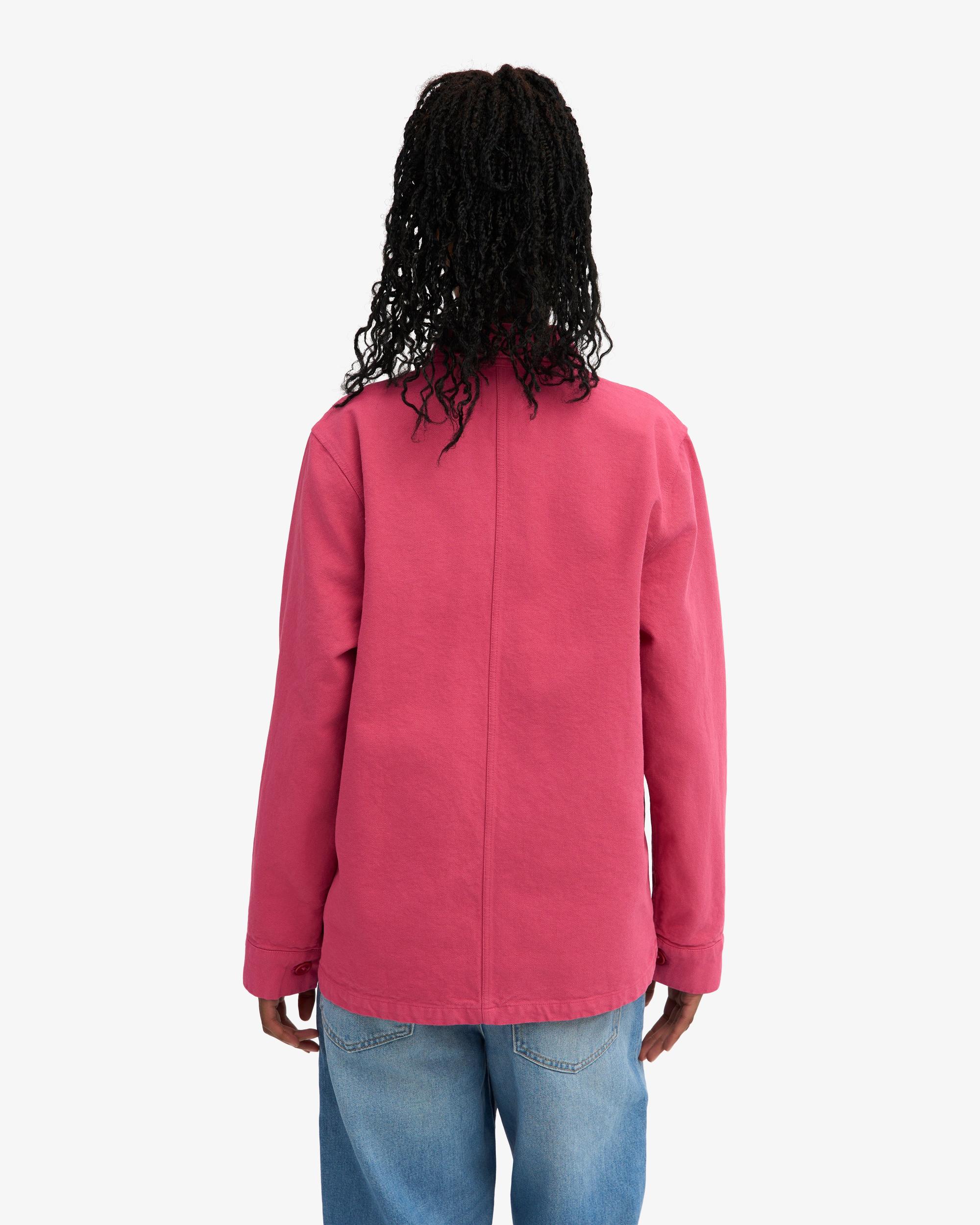 Organic Workwear Jacket - Oxblood Red Product Image
