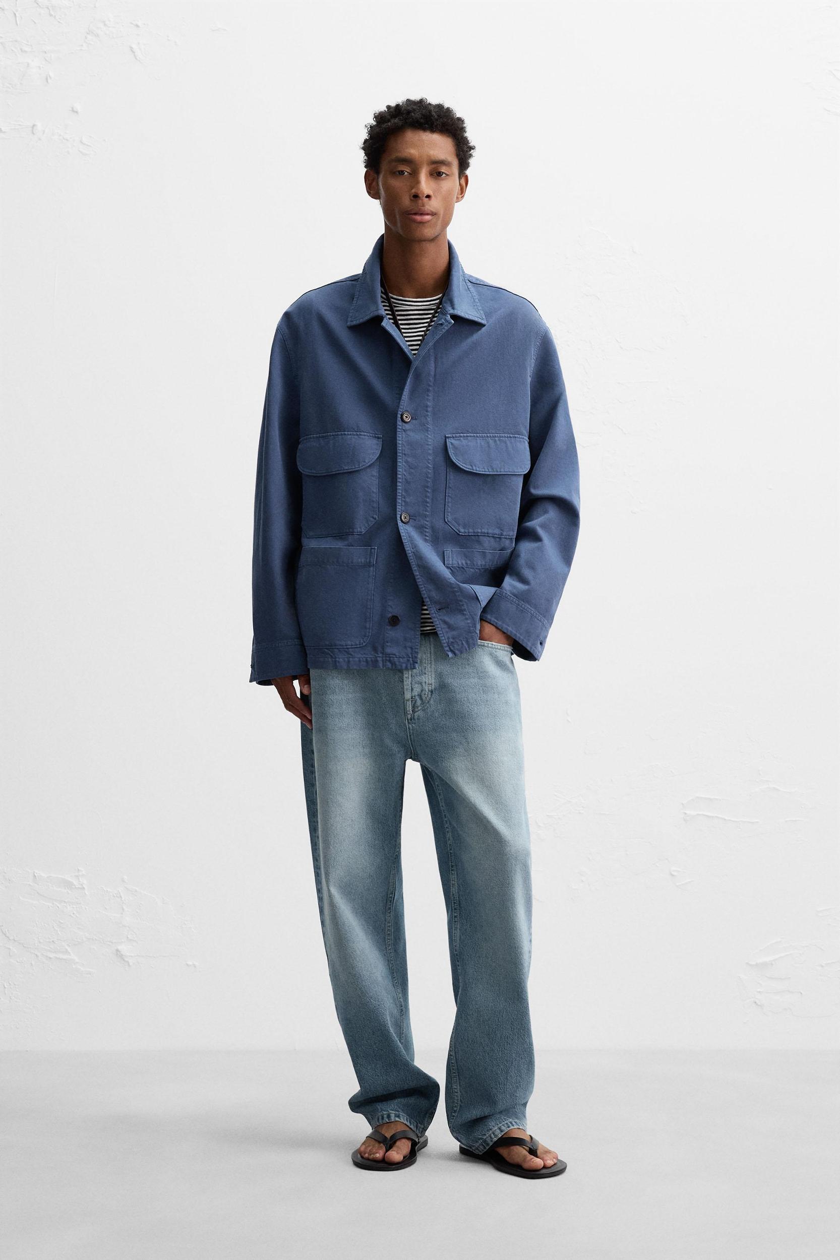 WASHED POCKET JACKET Product Image